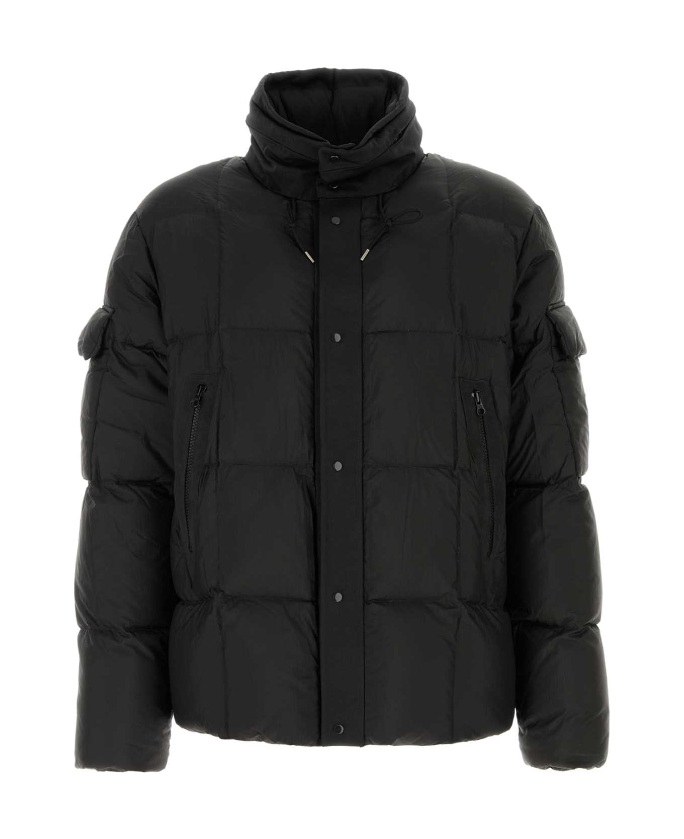 Ten C Black Nylon Shelter Combo Down Jacket - 999