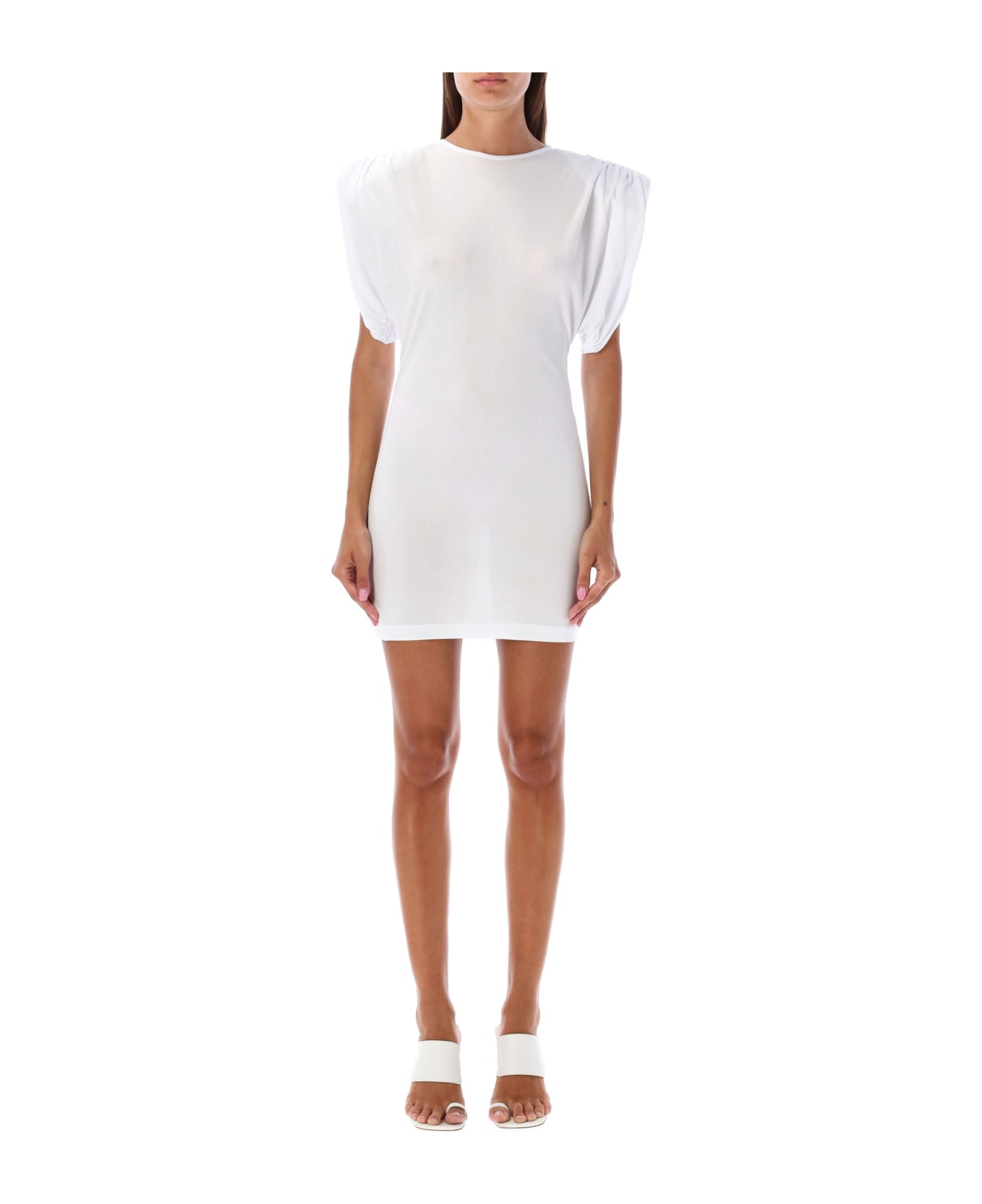 WARDROBE.NYC Sheath Mini Dress - WHITE