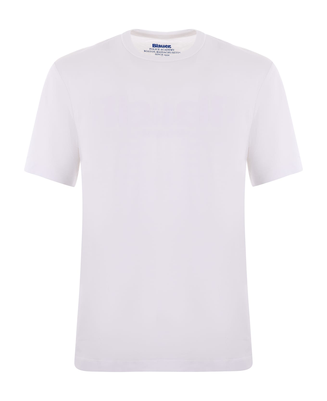 Blauer T-shirt - Bianco シャツ