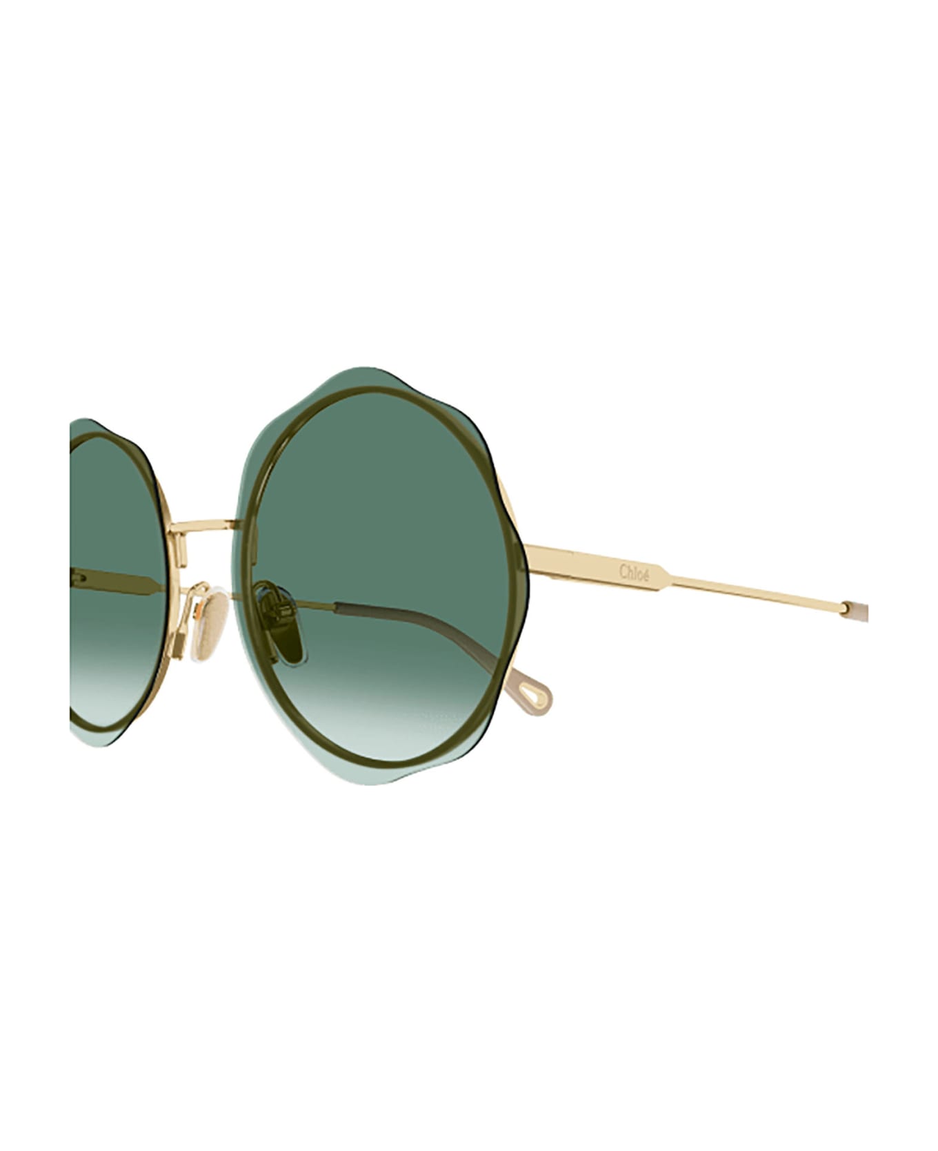 Chloé Eyewear CH0202S Sunglasses - Gold Gold Green