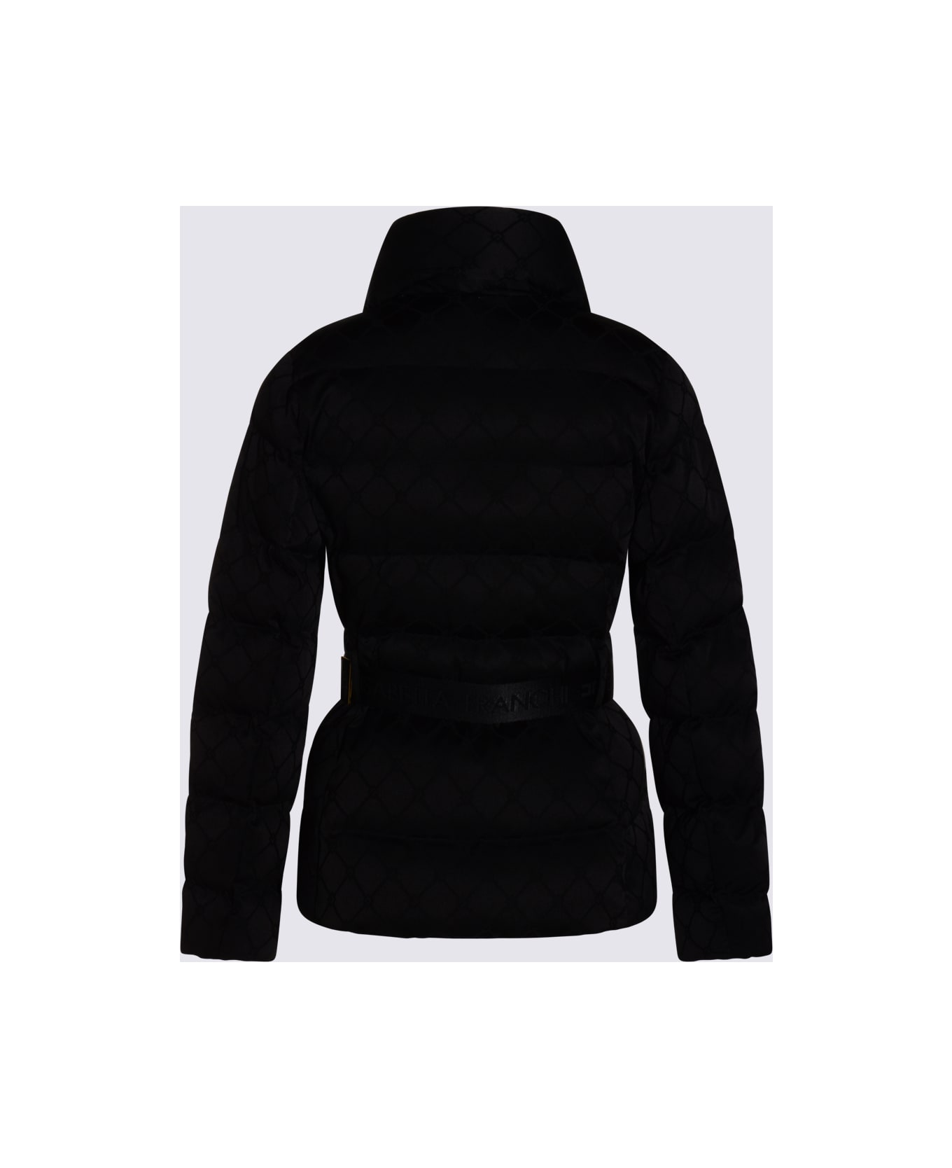 Elisabetta Franchi Black Down Jacket - Black