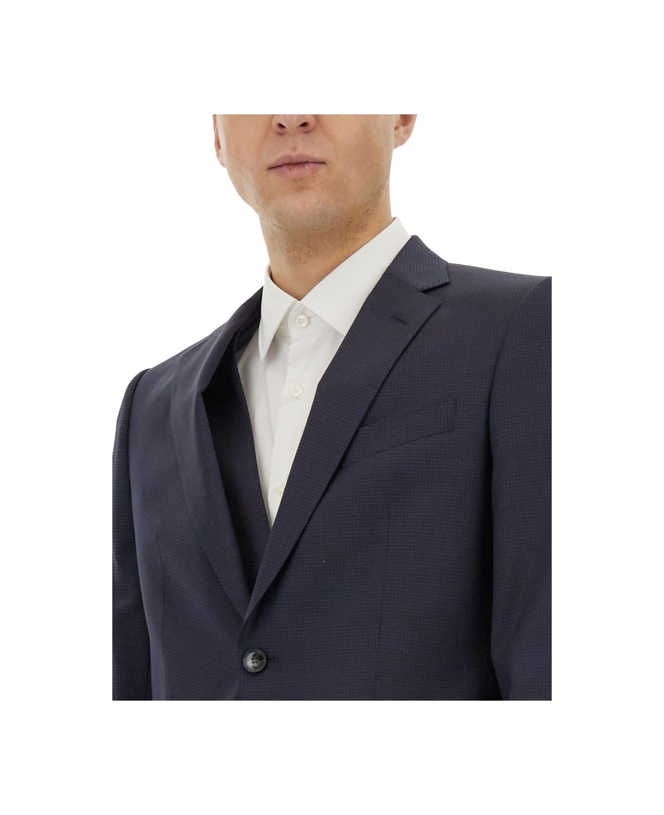 Hugo Boss Single-breasted Dress - BLUE