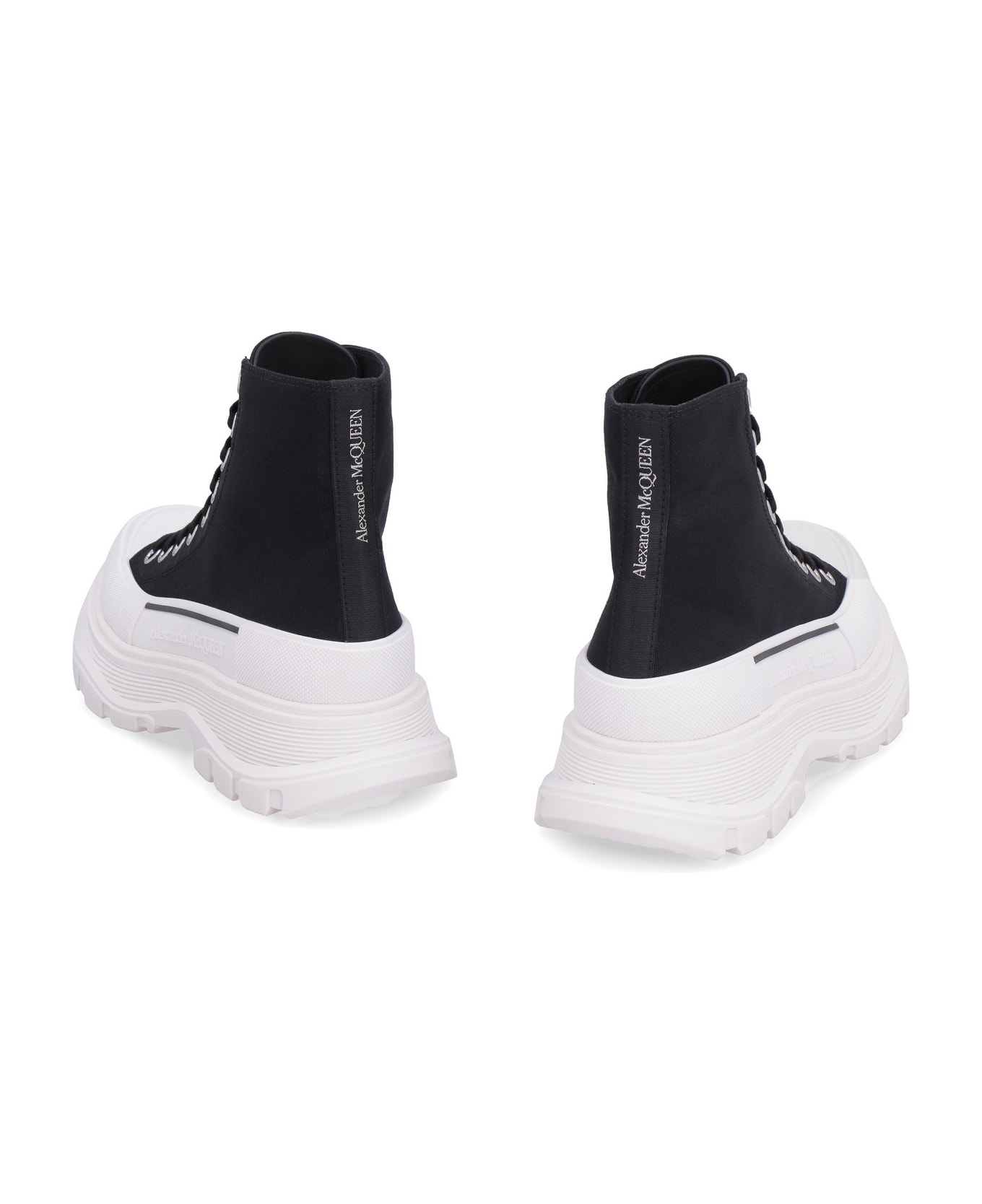 Alexander McQueen Tread Slick Chunky Sneakers - black