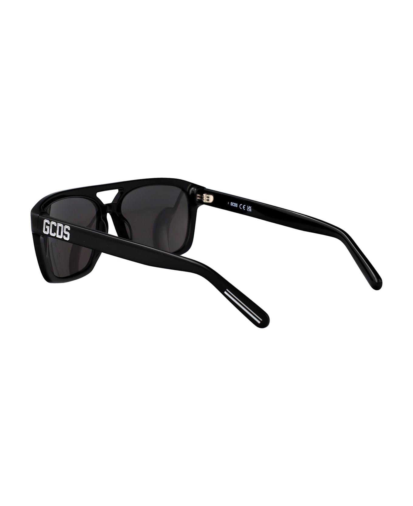 GCDS Gd0058 Sunglasses - nero lucido / fumo