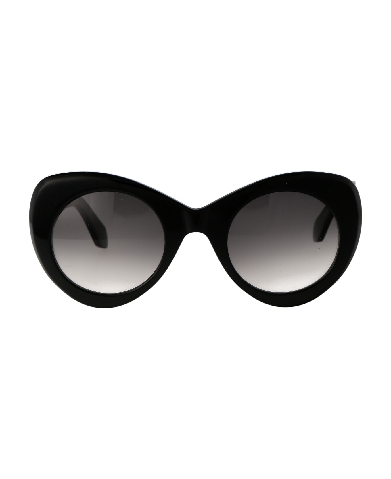 Alaia Aa0064s Sunglasses - 002 BLACK BLACK GREY