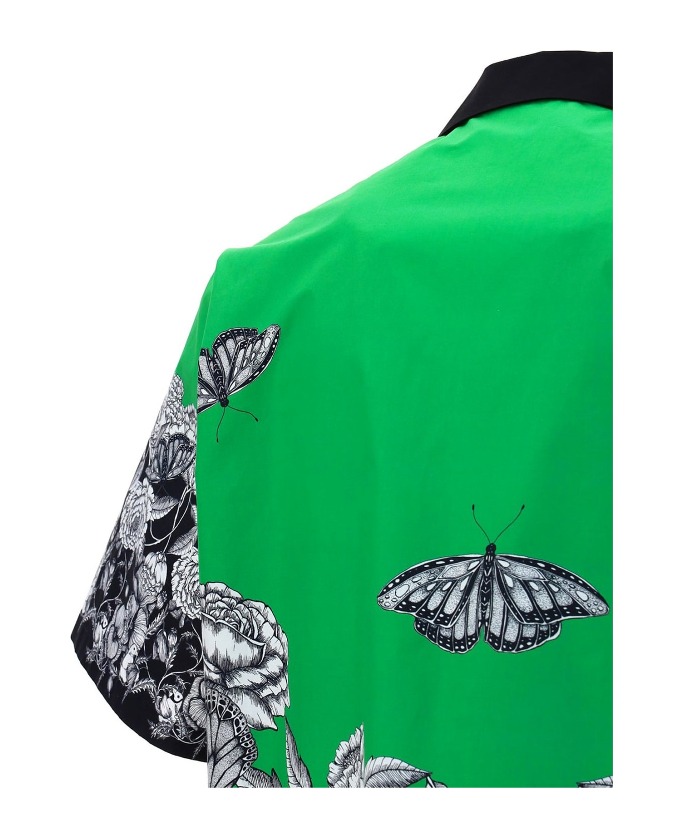 Valentino Floral Printed Shirt - Green