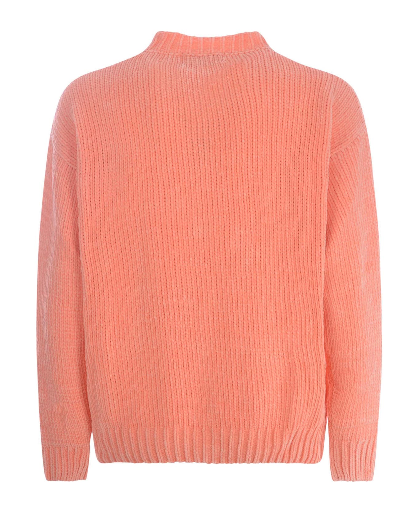 Bonsai Sweater Bonsai In Cotton Blend - Arancione chiaro