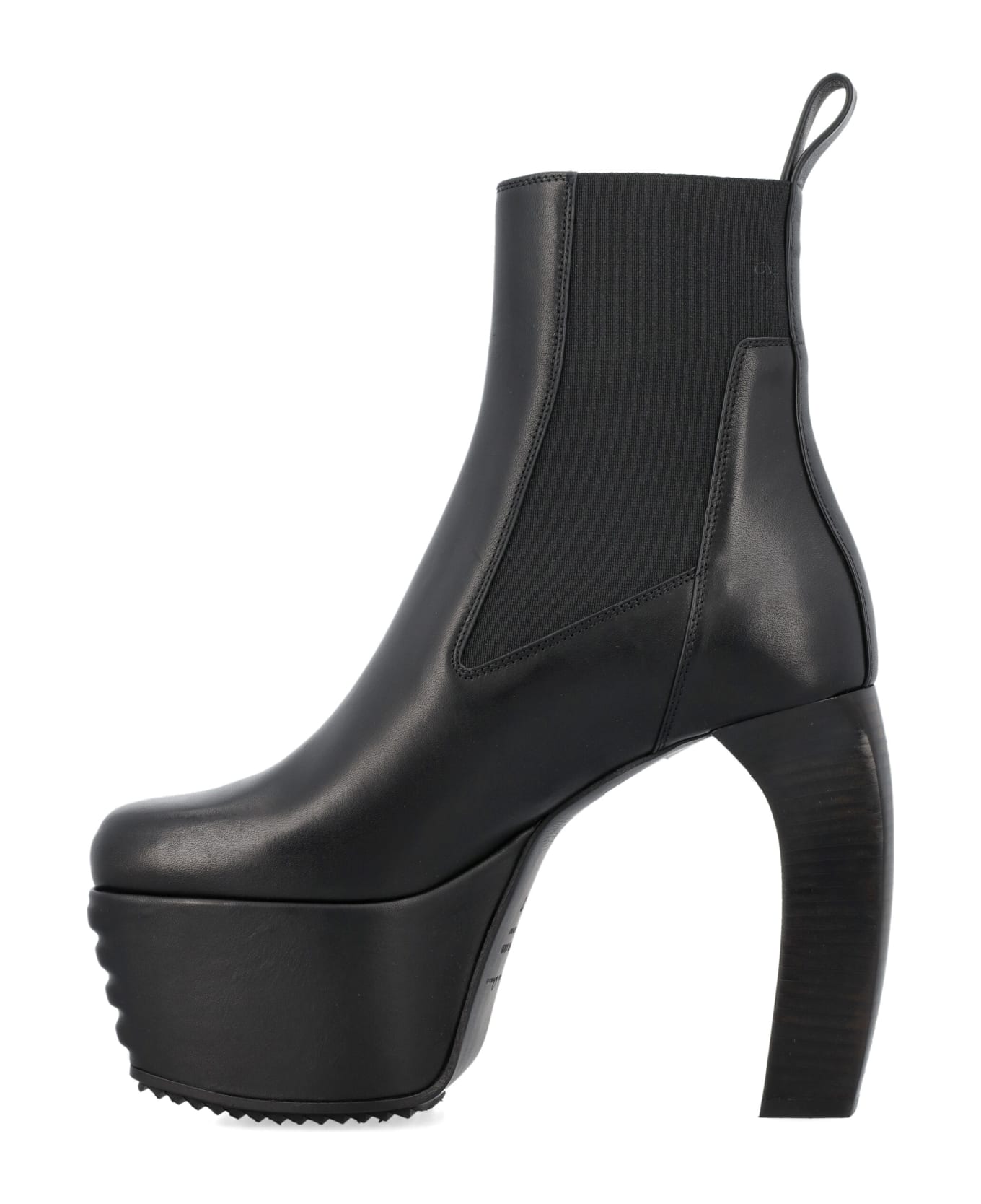 Rick Owens Beatle Banana Boots - BLACK