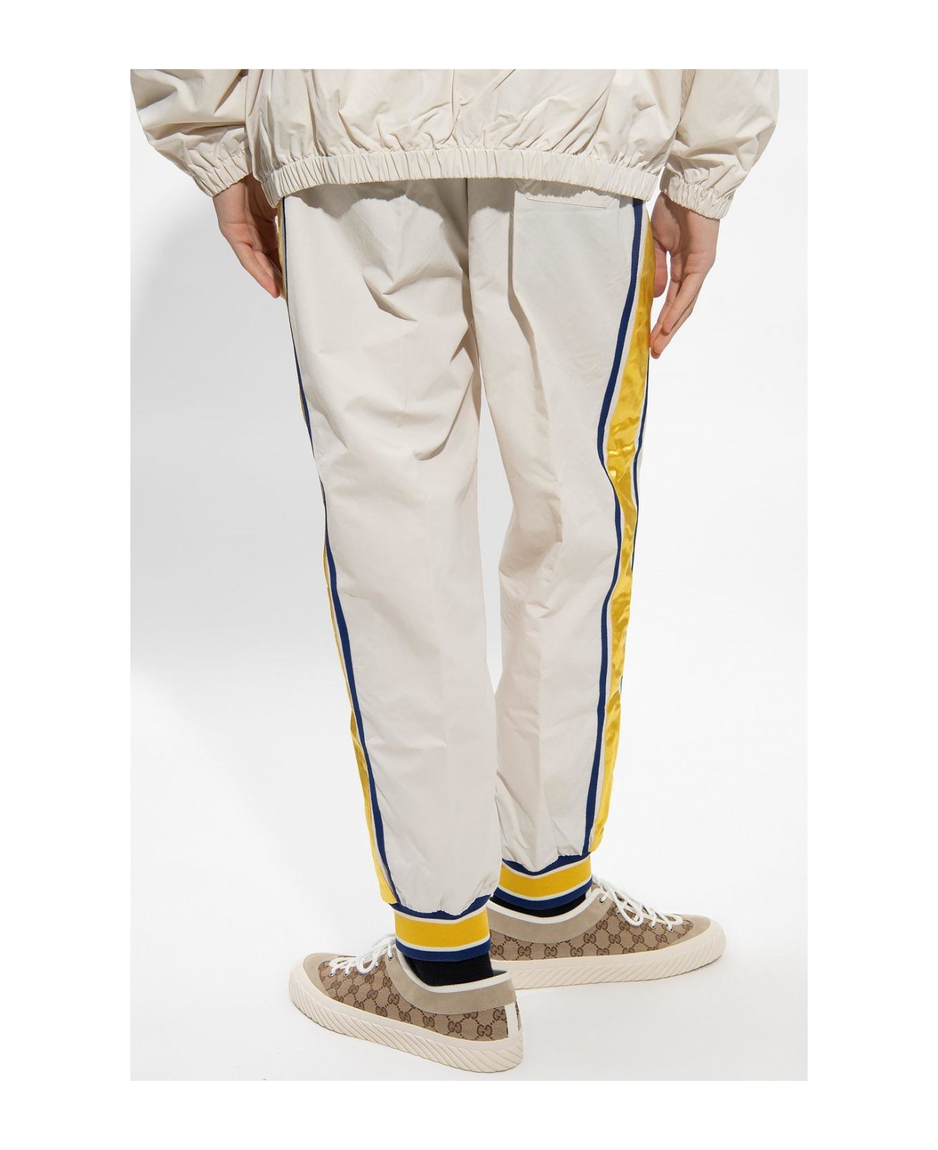 Gucci Side Stripes Detail Sweatpants - White