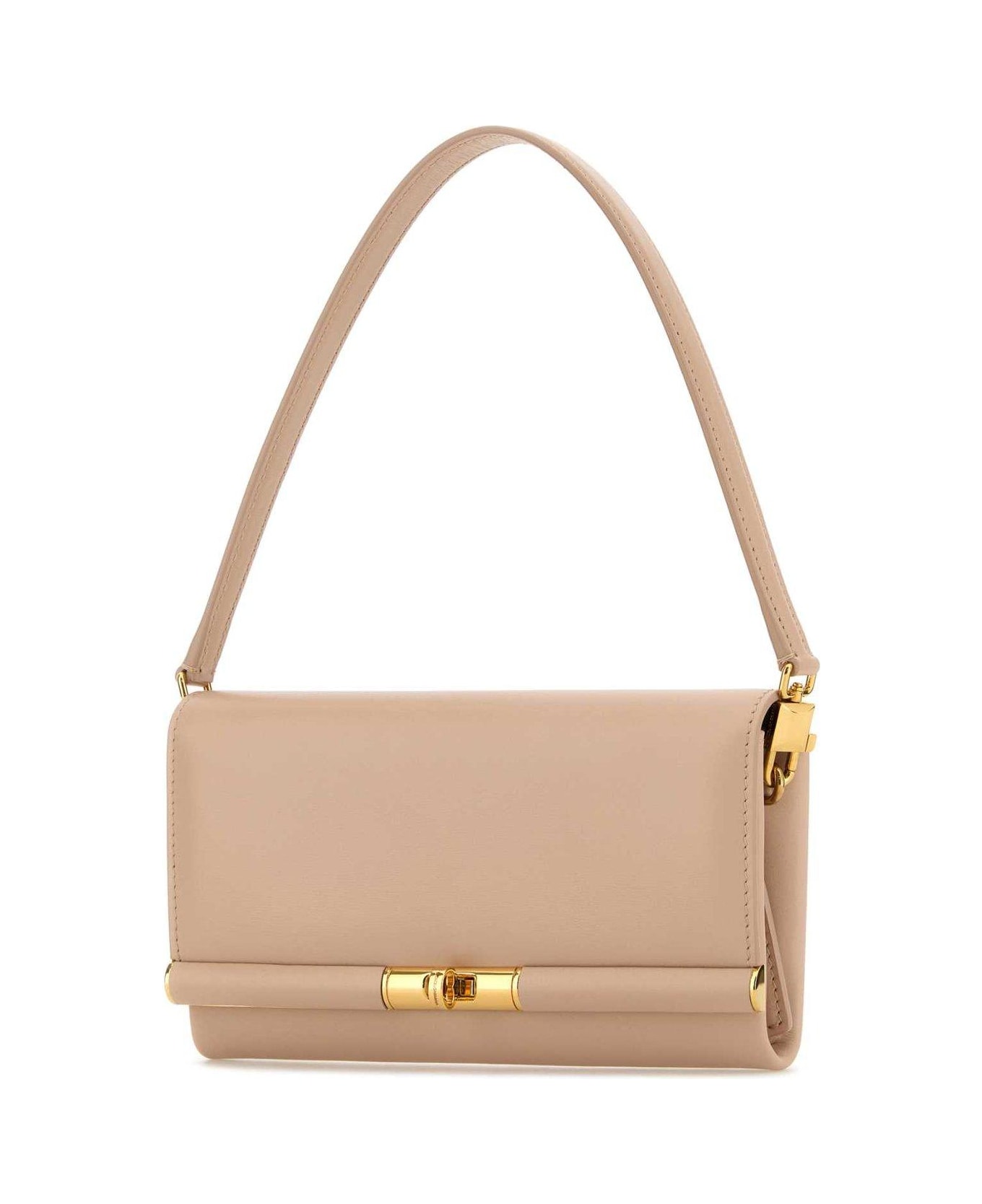Dolce 
Gabbana Powder Pink Leather Marlene Clutch - NUDO1 ショルダーバッグ
