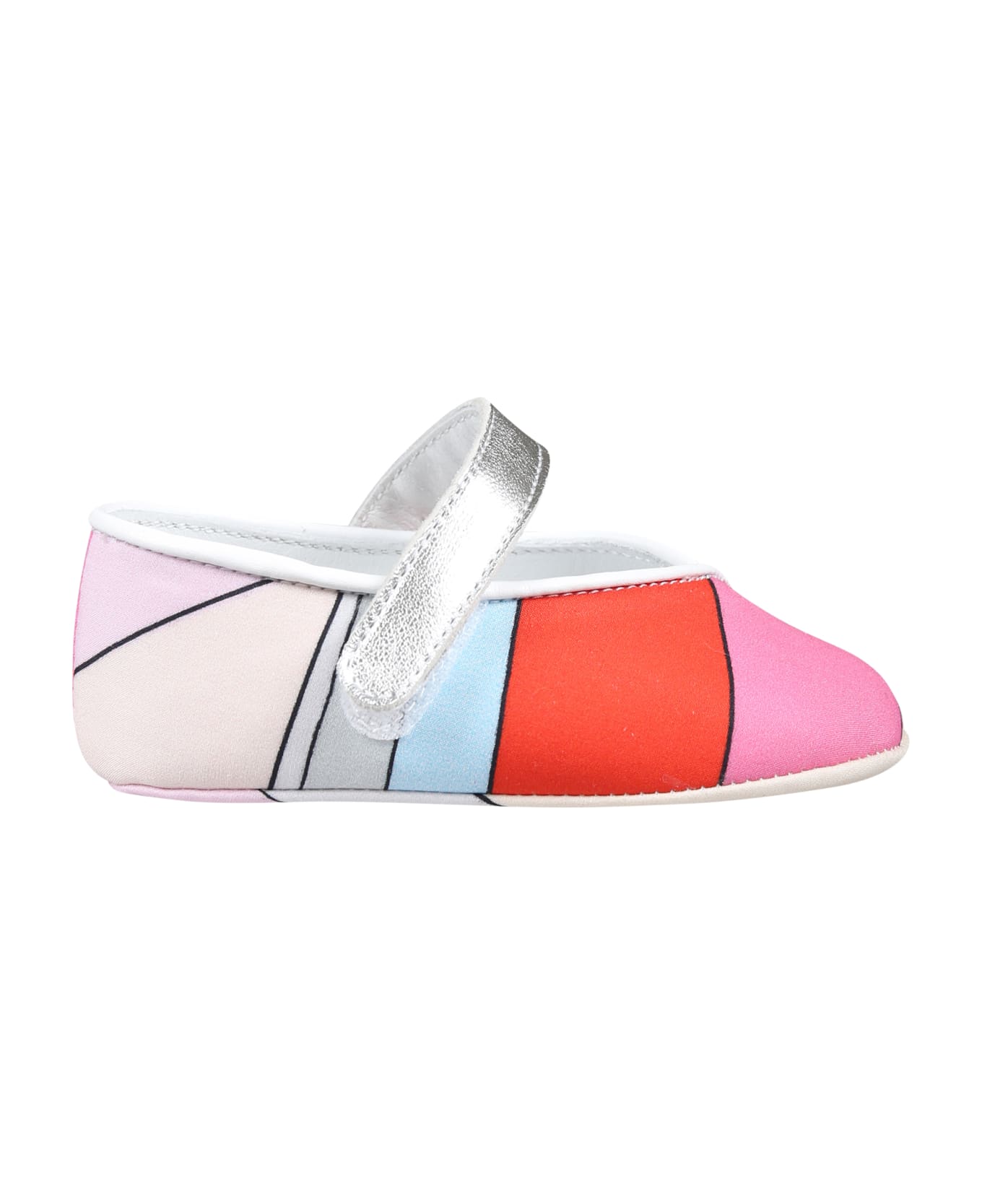 Pucci Multicolor Ballet Flats For Baby Girl With Print - Multicolor