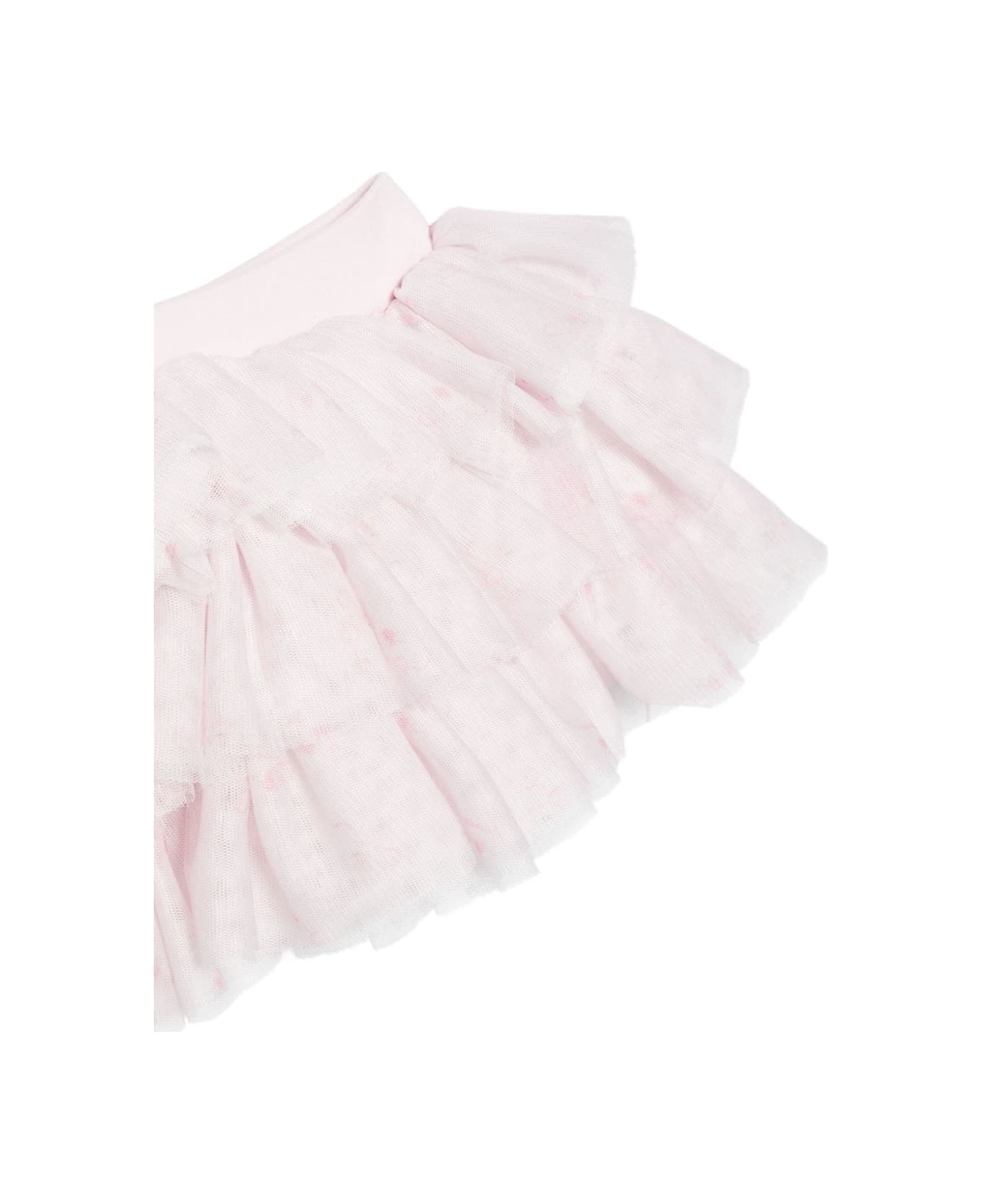 Monnalisa Pink Set Baby Girl - Panna/rosa