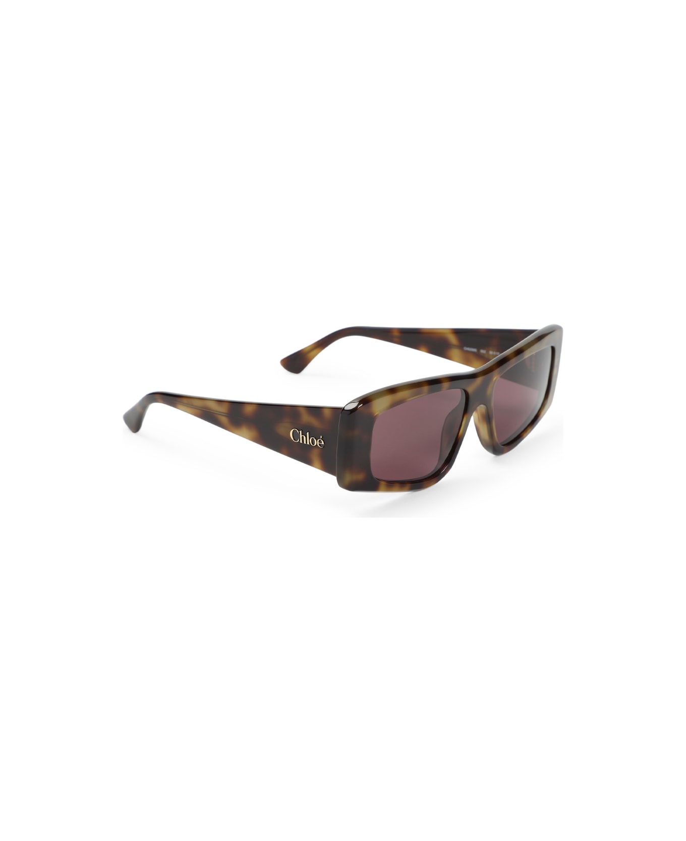 Chloé Eyewear Acetate Sunglasses - Havana Havana Violet