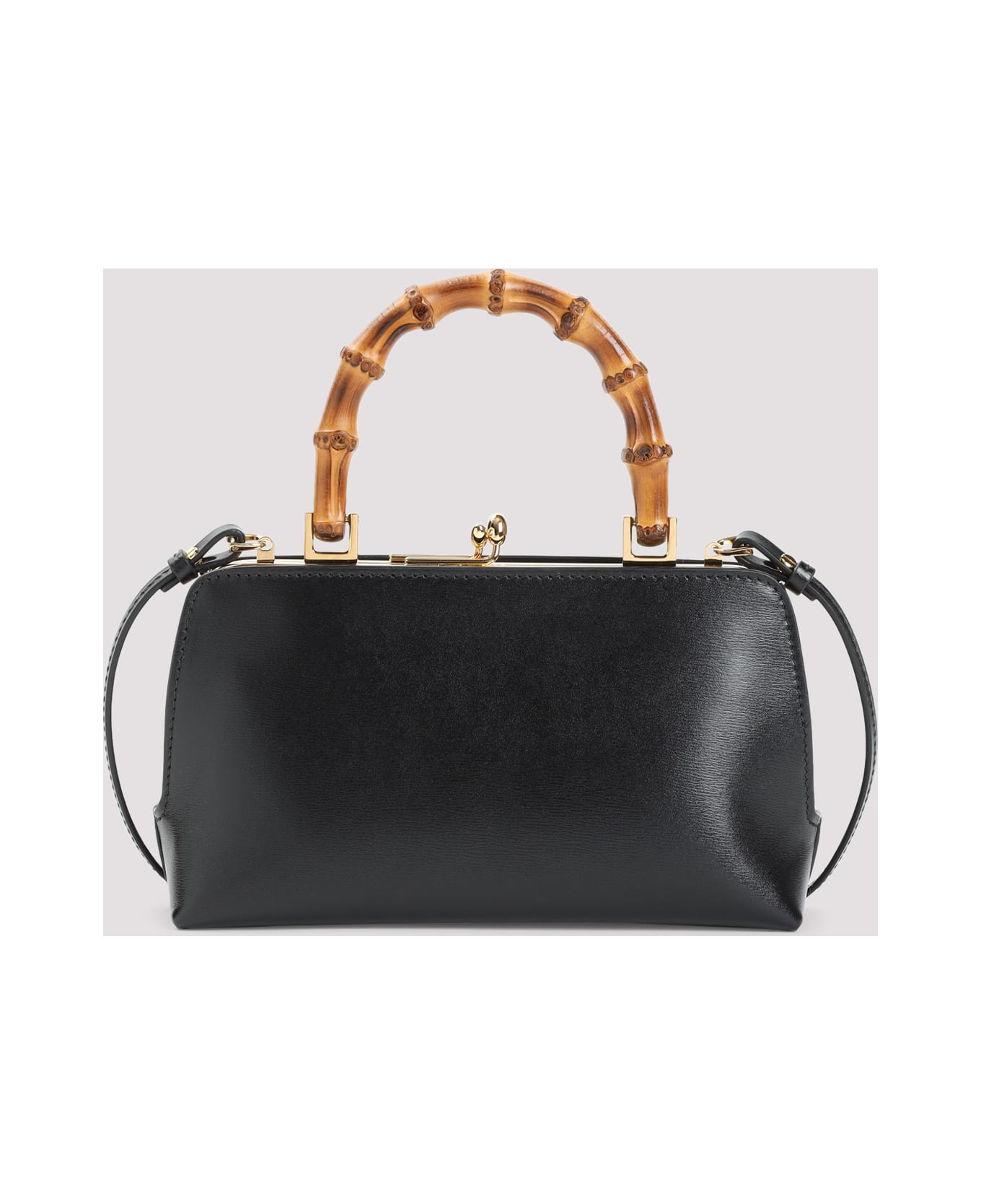 Jil Sander Goji Mini Bamboo Bag - Nero