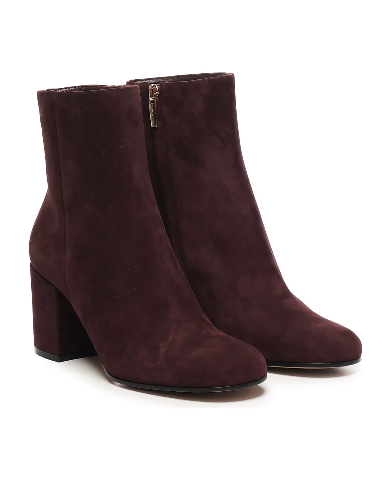 Gianvito Rossi Joelle Ankle Boots - BOURGOGNE