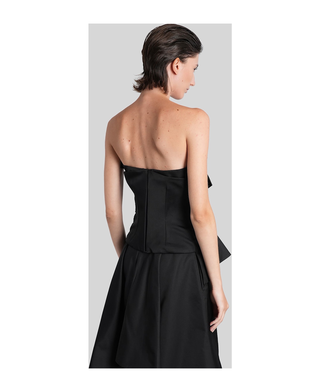 Alexander McQueen Topwear In Black Polyester - black