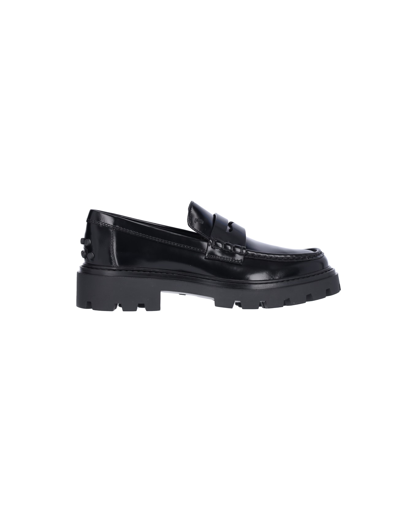 Tod's Leather Loafers - Black  