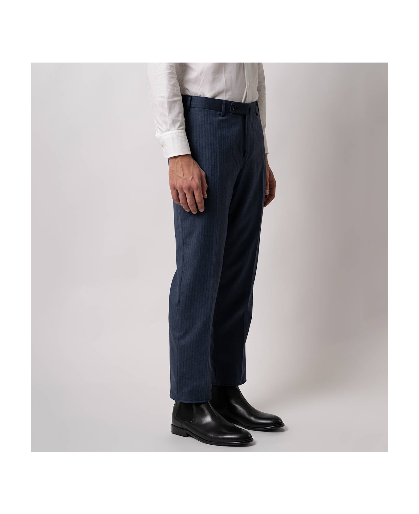 Larusmiani Trousers Casablanca Pants - Blue