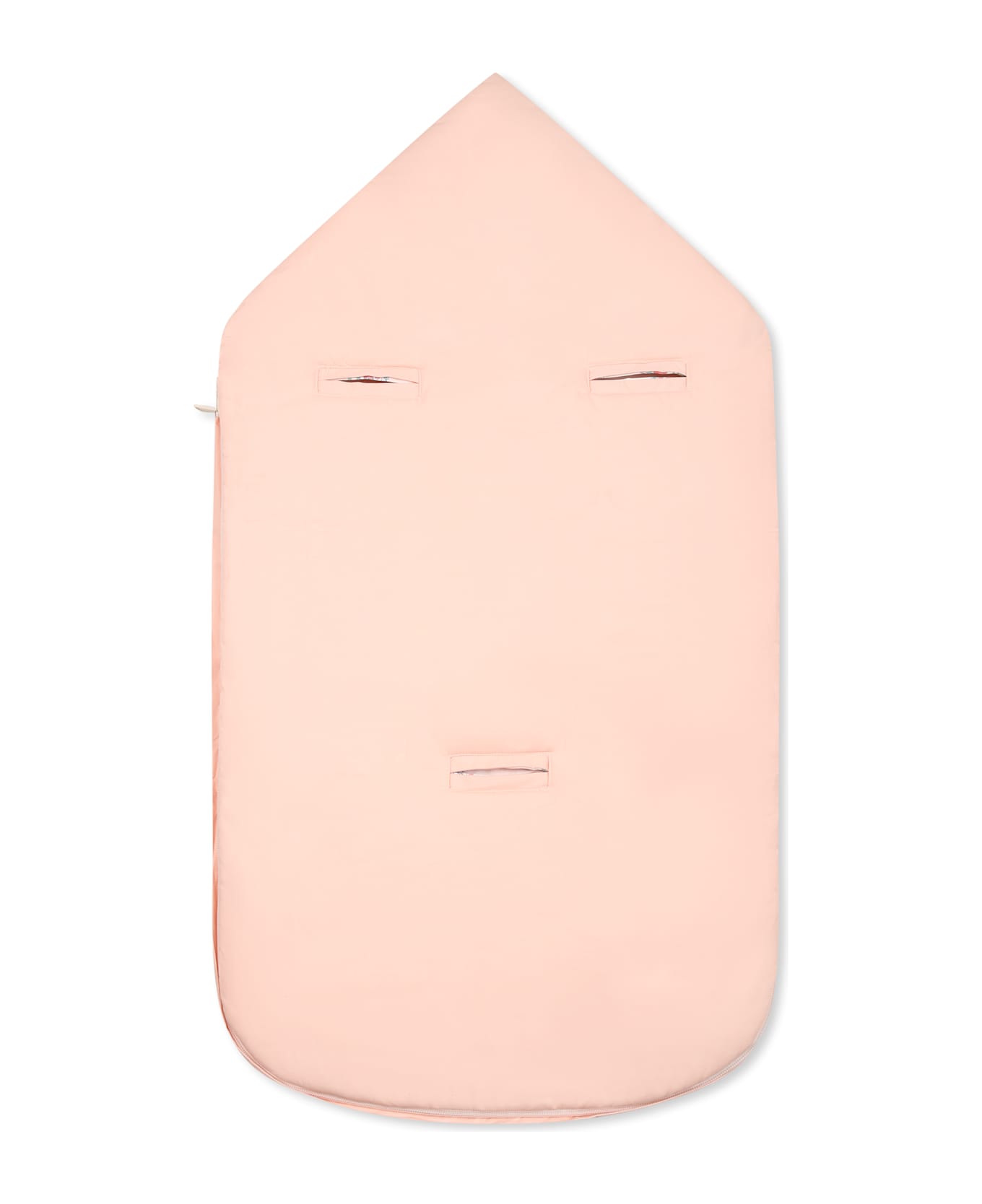 Kenzo Kids Pink Reversible Sleeping Bag For Baby Girl With Floral Print - Pink