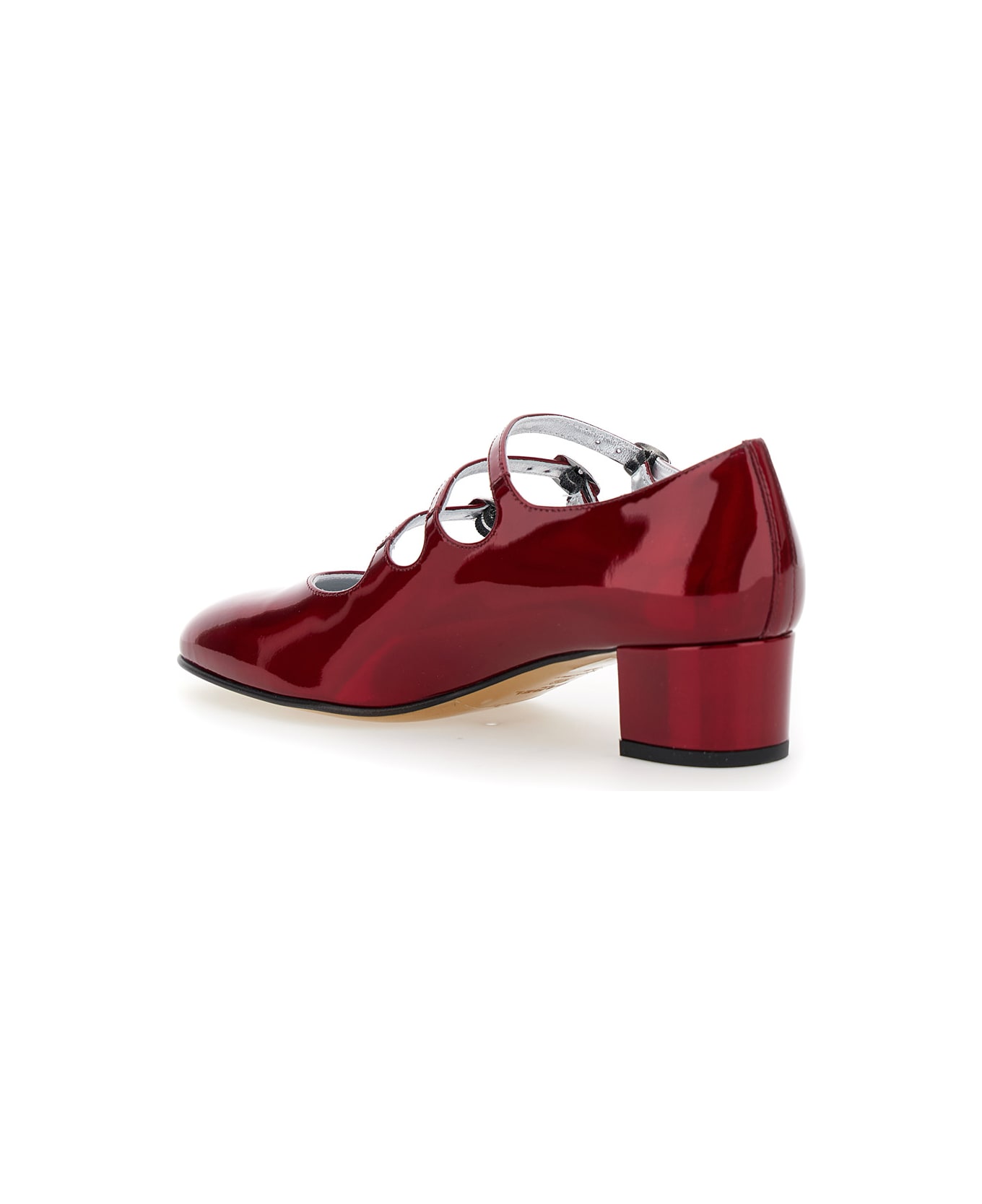 Carel 
kira 24 Reflex
 Red Pumps With Straps In Patent Leather Woman - Red