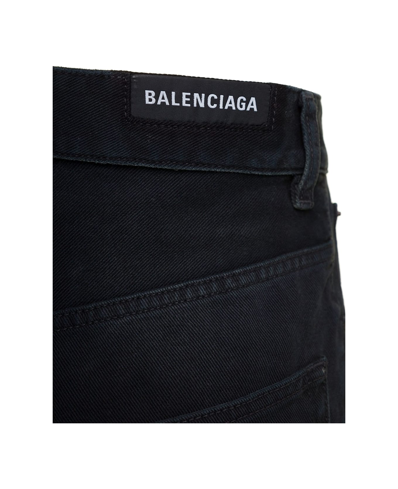 Balenciaga Baggy Denim Pants - Black