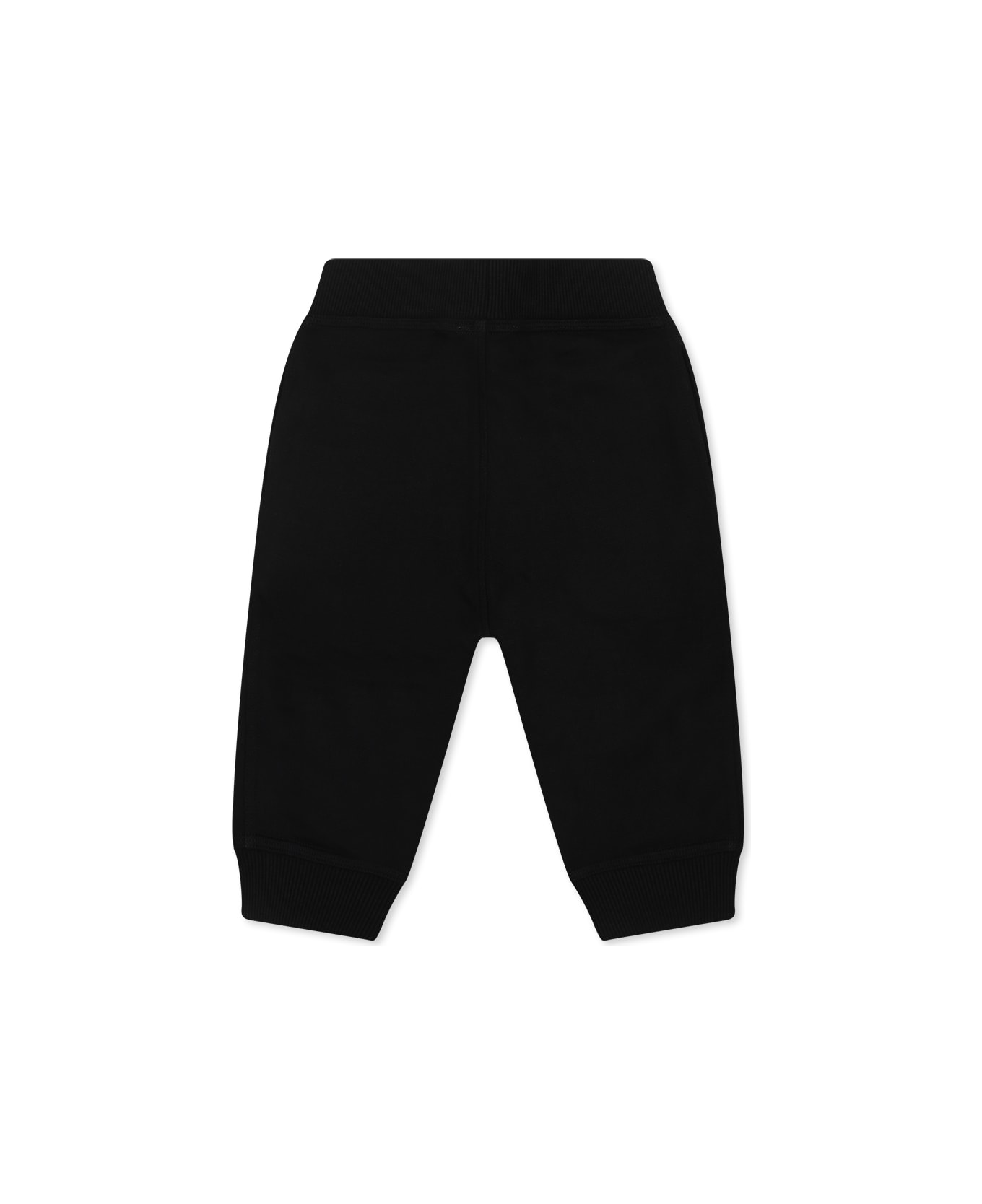 Burberry Black Trousers For Babykids With Vintage Check - Black