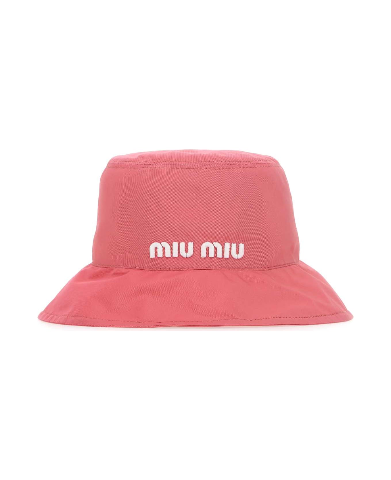 Miu Miu Pink Polyester Blend Hat - F0638 ヘアアクセサリー