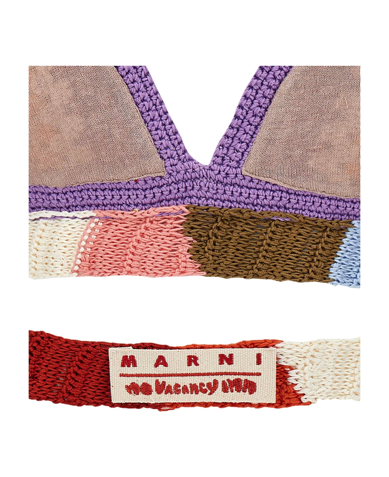 Marni Top Crochet 'no Vacancy Inn' Capsule High Summer - Multicolor