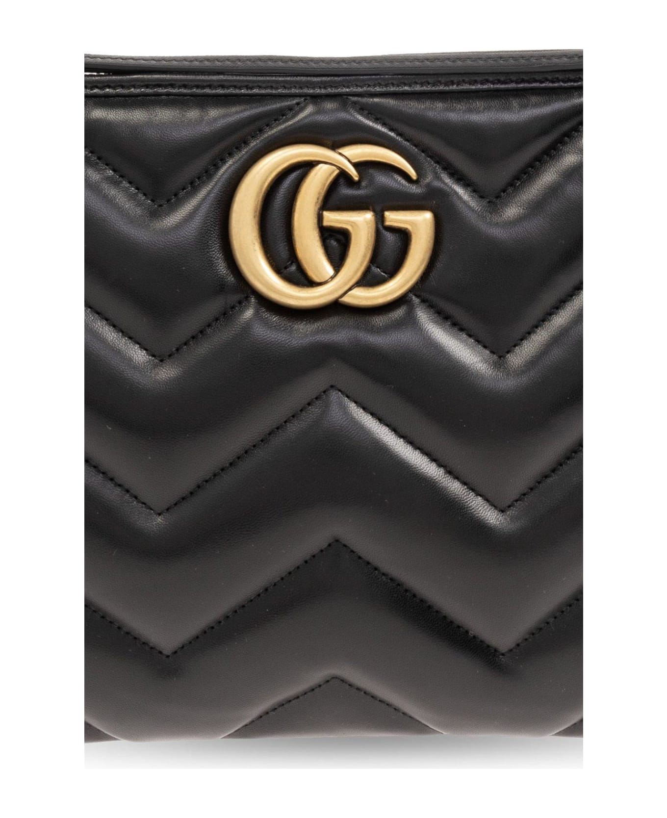 Gucci Gg Marmont Clutch Bag - Black