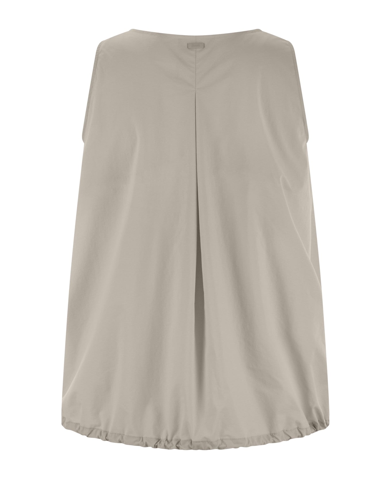 Herno Sleeveless Top In Tech Trait - Ice