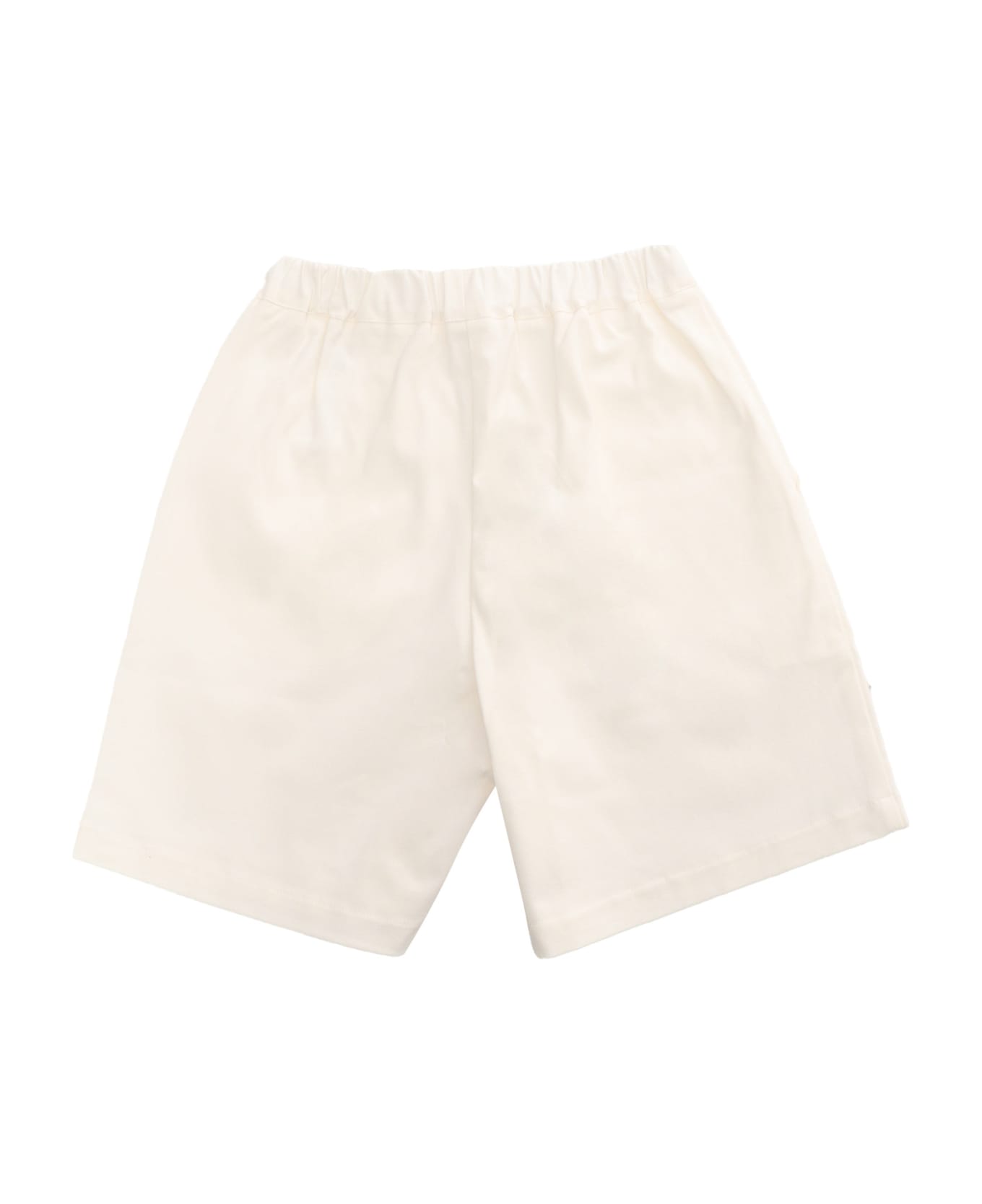 Douuod White Shorts - WHITE