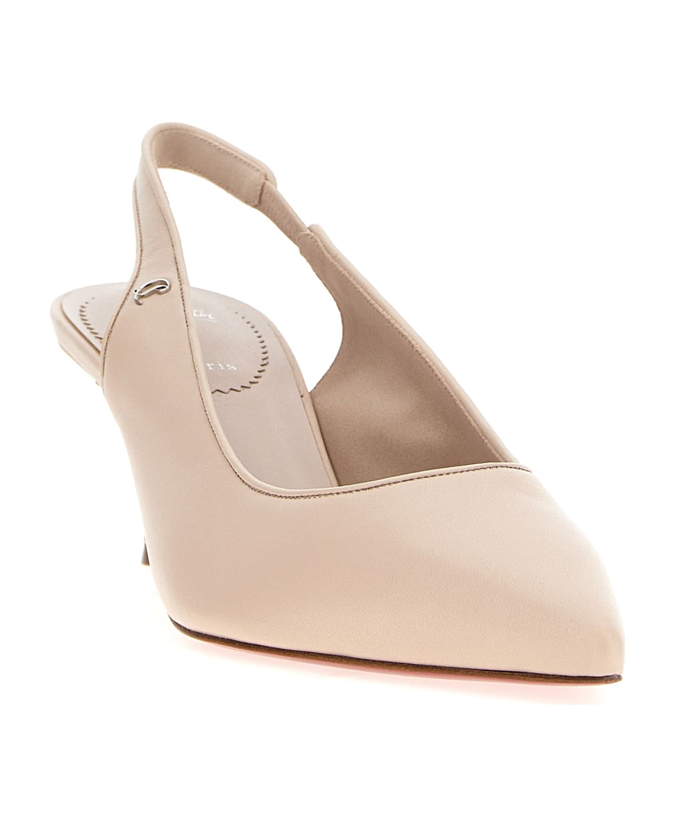 Christian Louboutin 'sporty Kate' Slingback - Leche/lin Leche