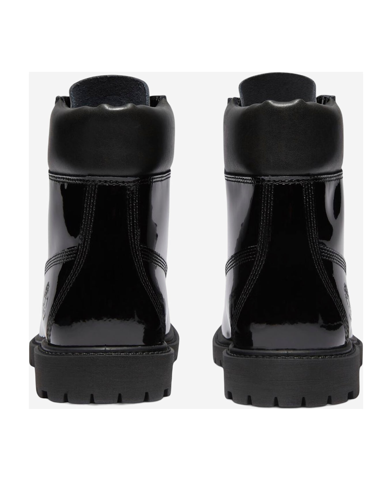 Timberland Glossy Leather Boots - Black