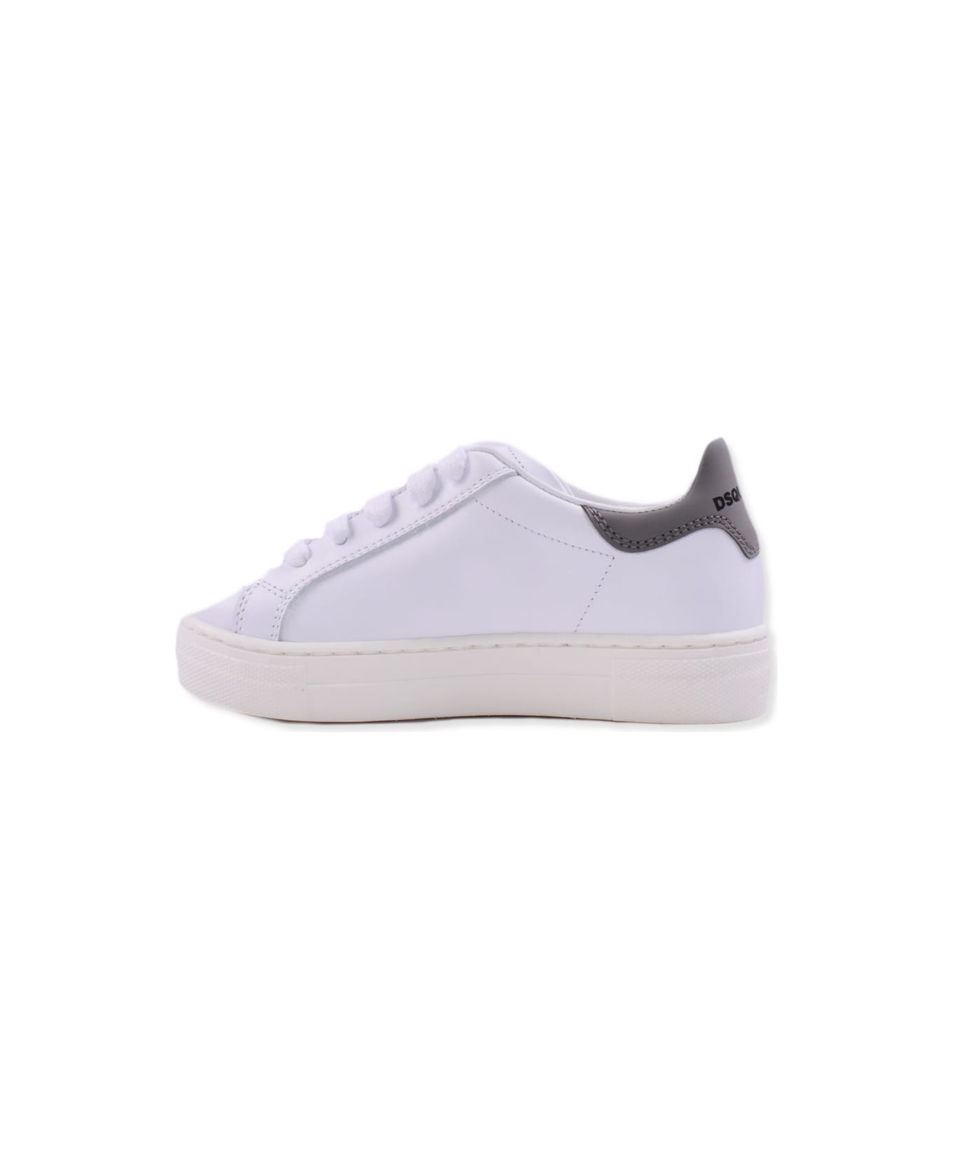 Dsquared2 Leather Sneakers - White