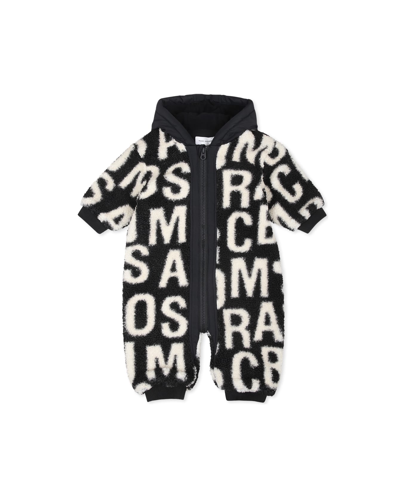 Marc Jacobs Black Faux Fur For Babykids With Logo - Black