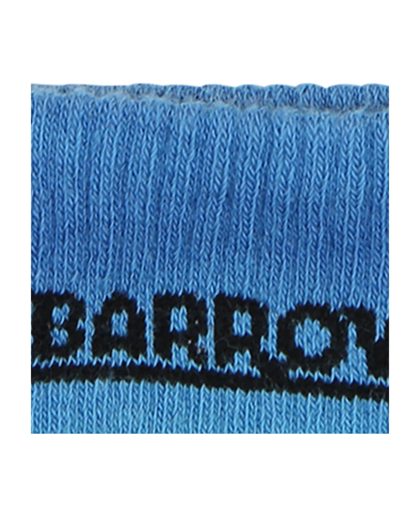 Barrow Light Blue Socks For Kids With Smiley - Light Blue
