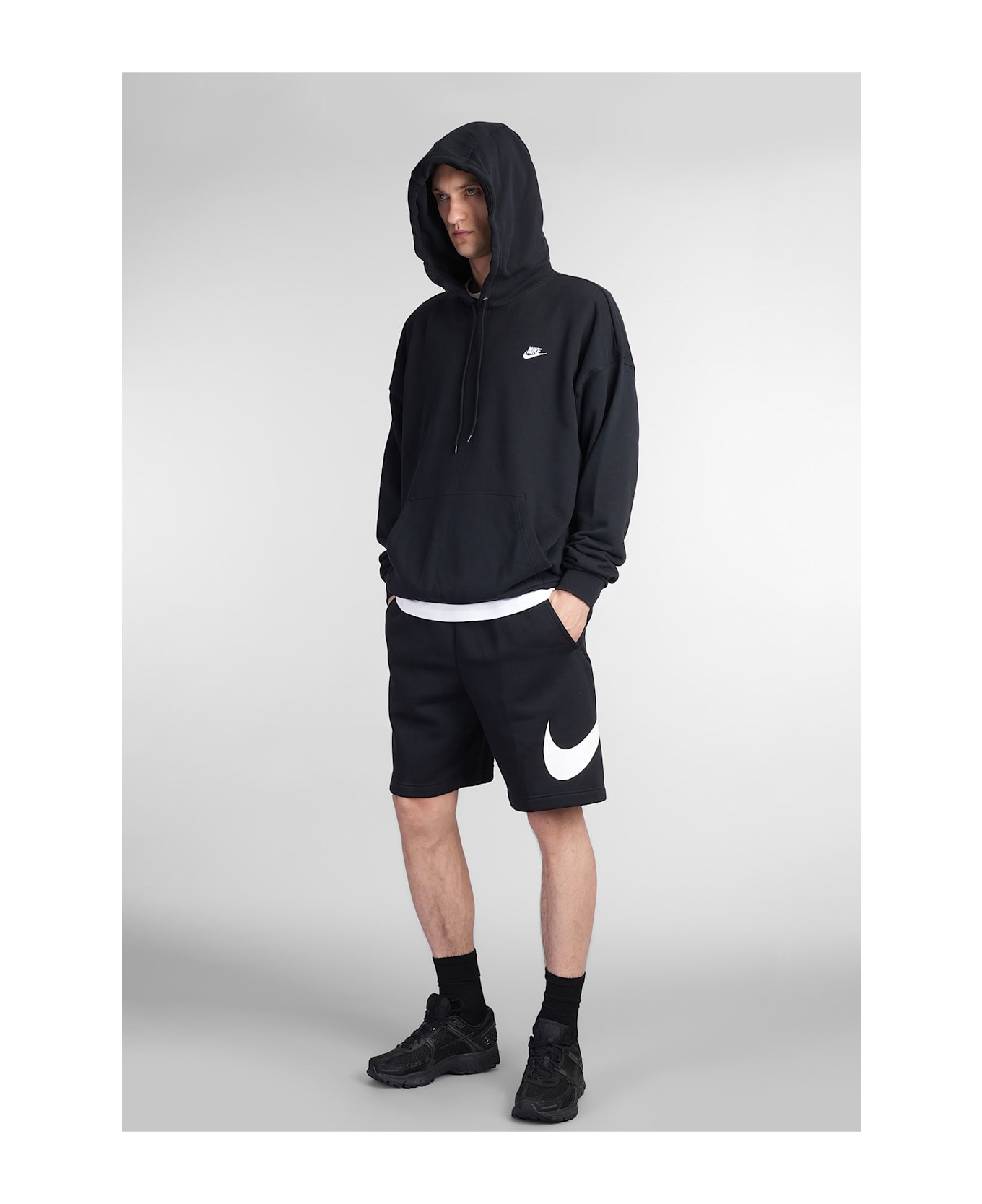 Nike Club Short Bb Gx Shorts In Black Cotton - black