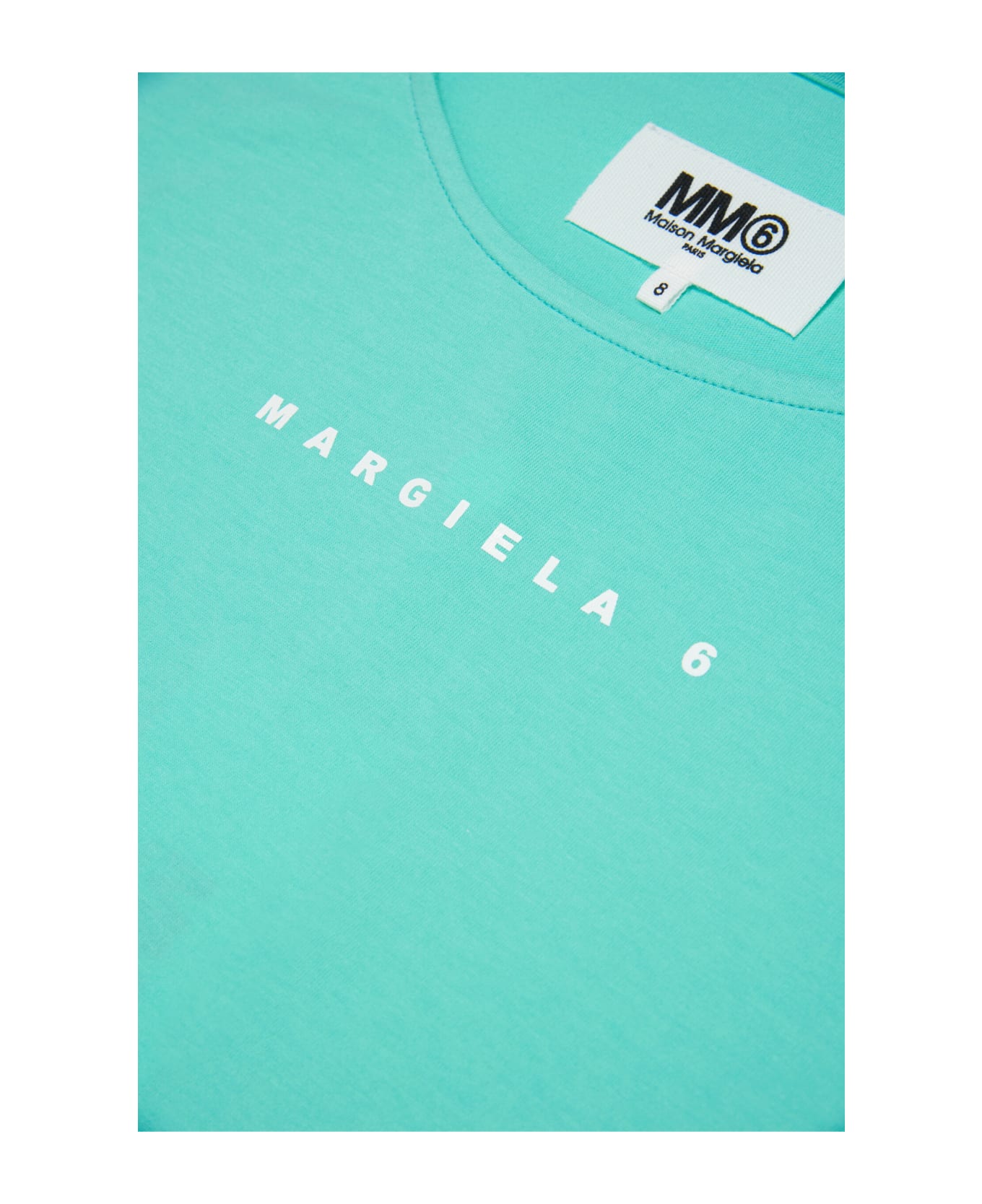 MM6 Maison Margiela Mm6mcu2u Sw Cover-ups Maison Margiela Aquamarine Jersey Maxi T-shirt Cover-up - Bright marine