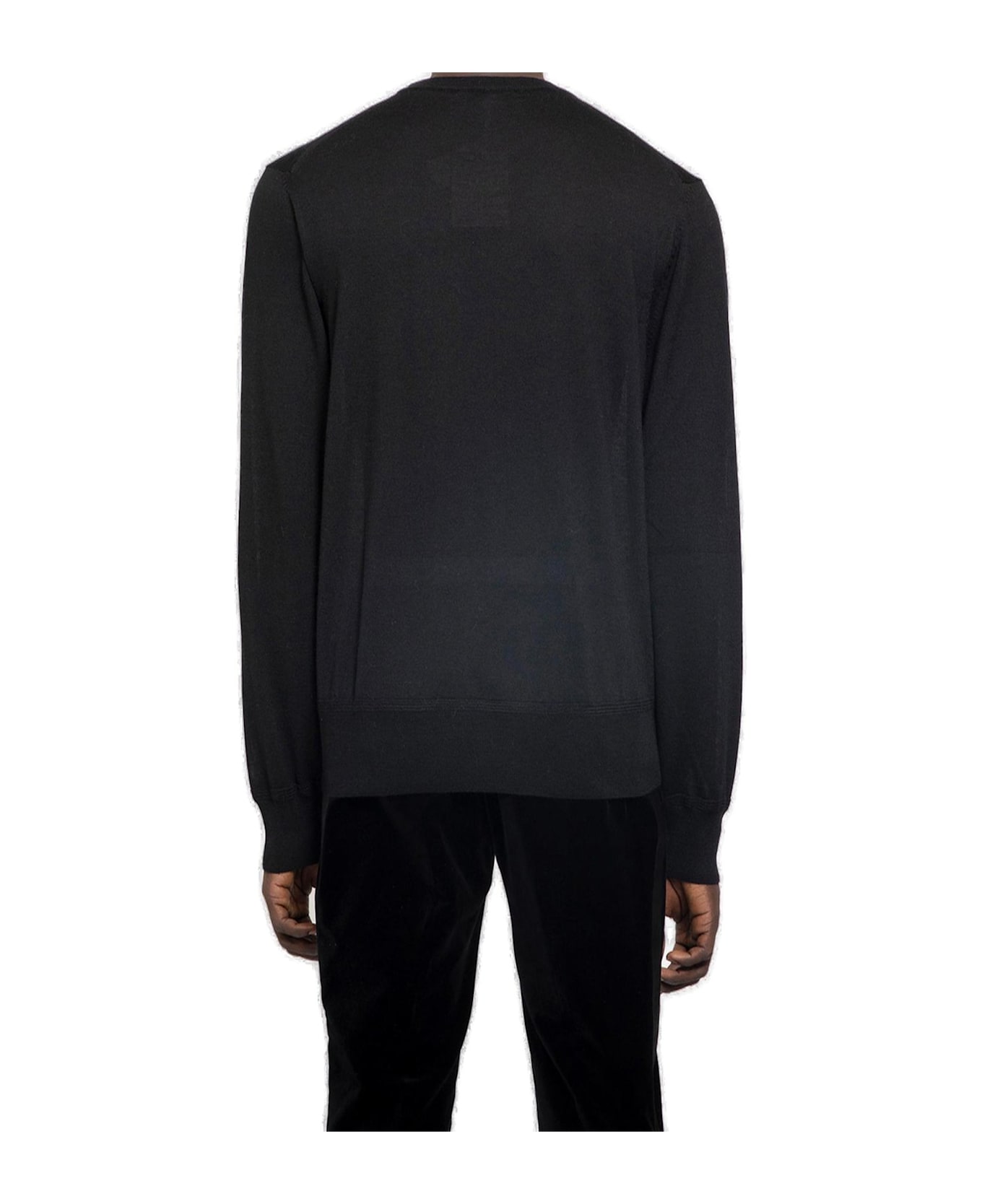 Tom Ford Long-sleeved Crewneck Jumper - Black