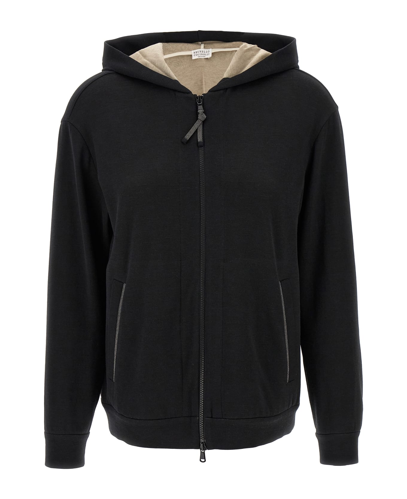 Brunello Cucinelli 
monile
 Hoodie - Black