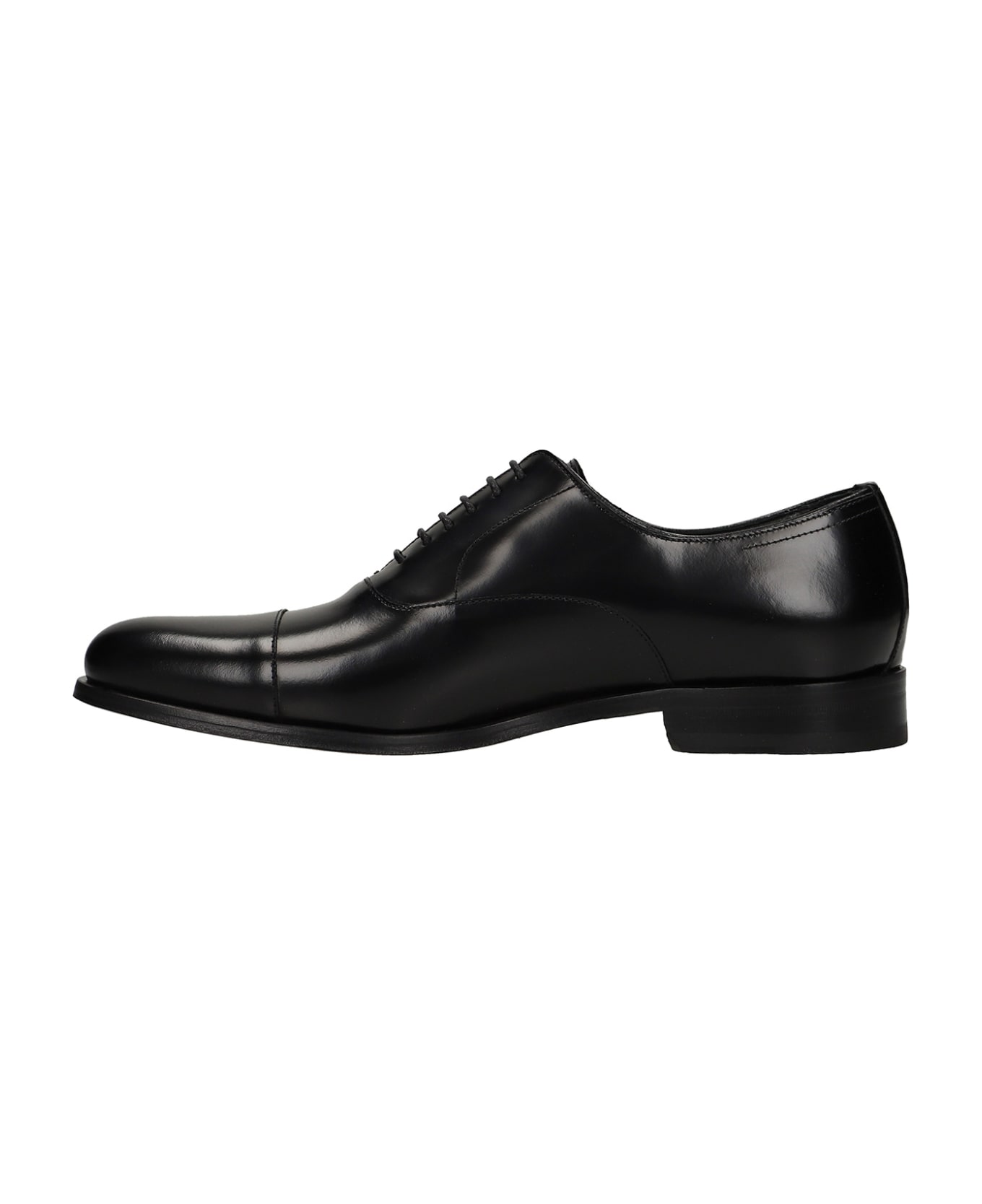 J. Wilton Lace Up Shoes In Black Leather | italist