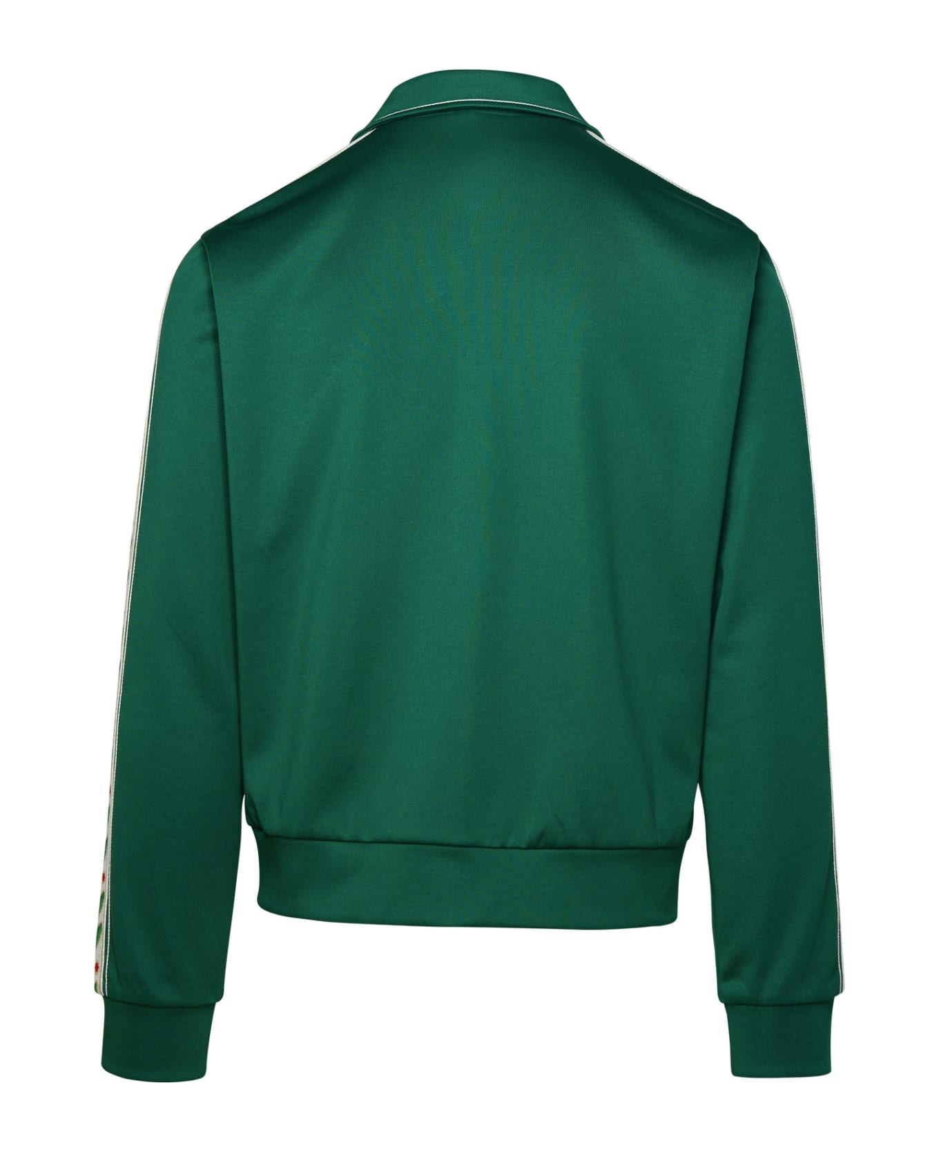 Casablanca 'laurel' Green Cotton Blend Sweatshirt - Green