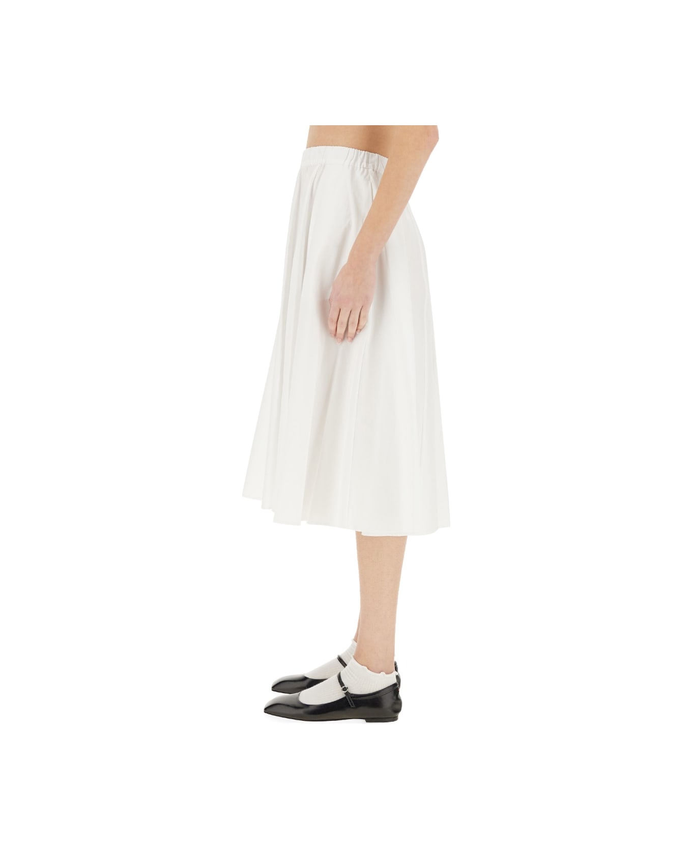 Aspesi Cotton Skirt - WHITE