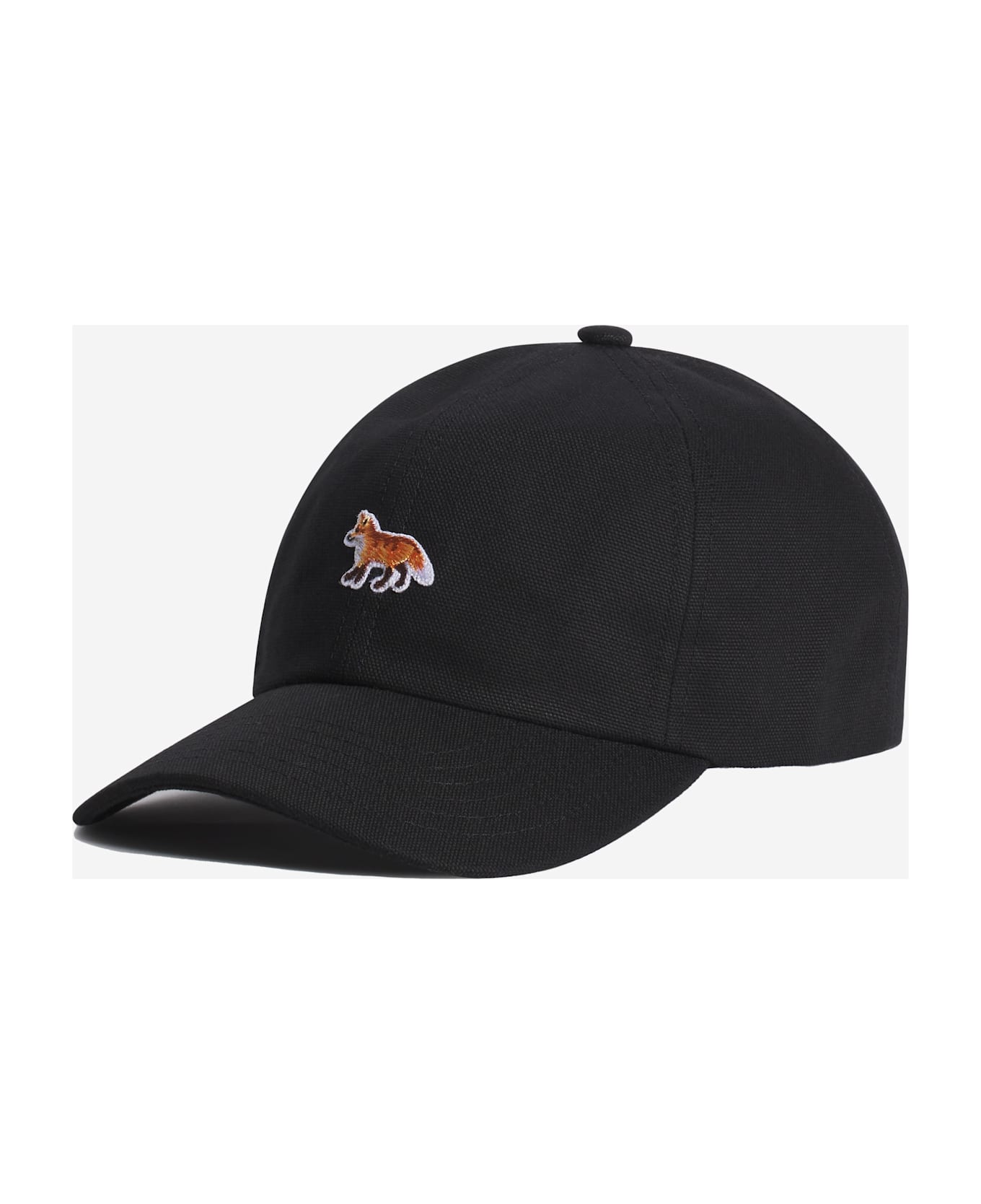Maison Kitsuné Baby Fox 6p Cap - Black