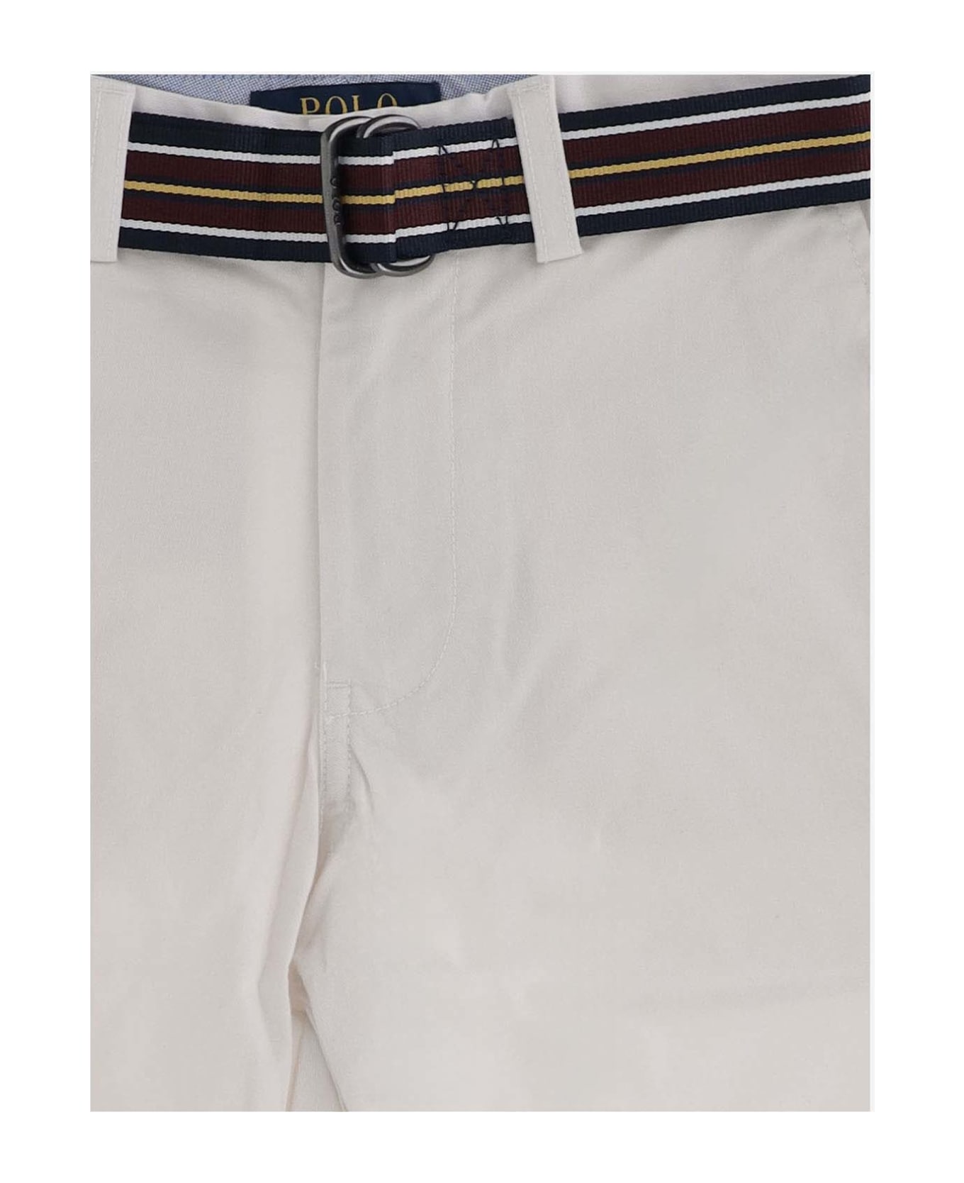 Polo Ralph Lauren Stretch Cotton Bermuda Shorts - White