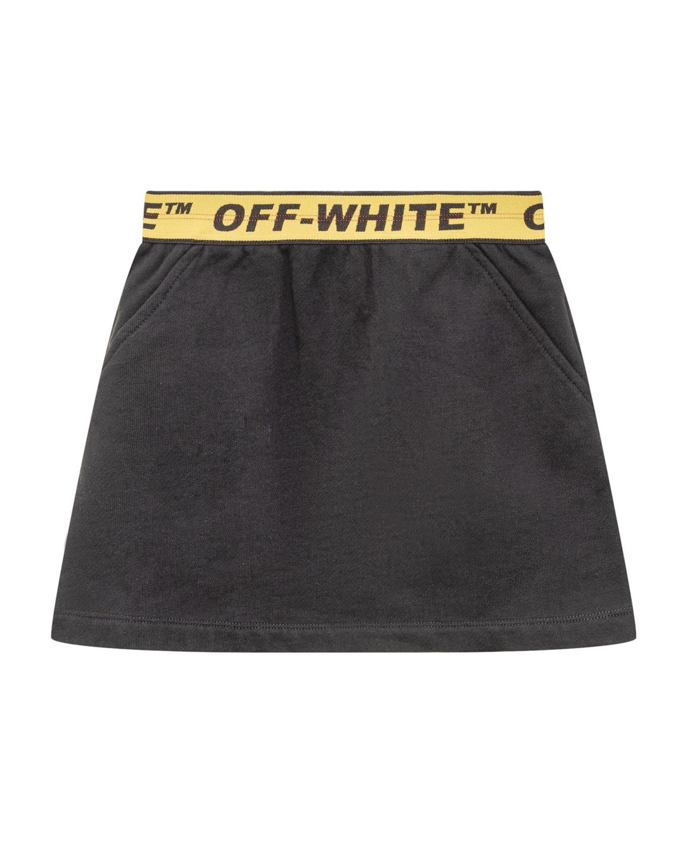 Off-White Industrial Logo Skirt - BLACK YELLOW ボトムス