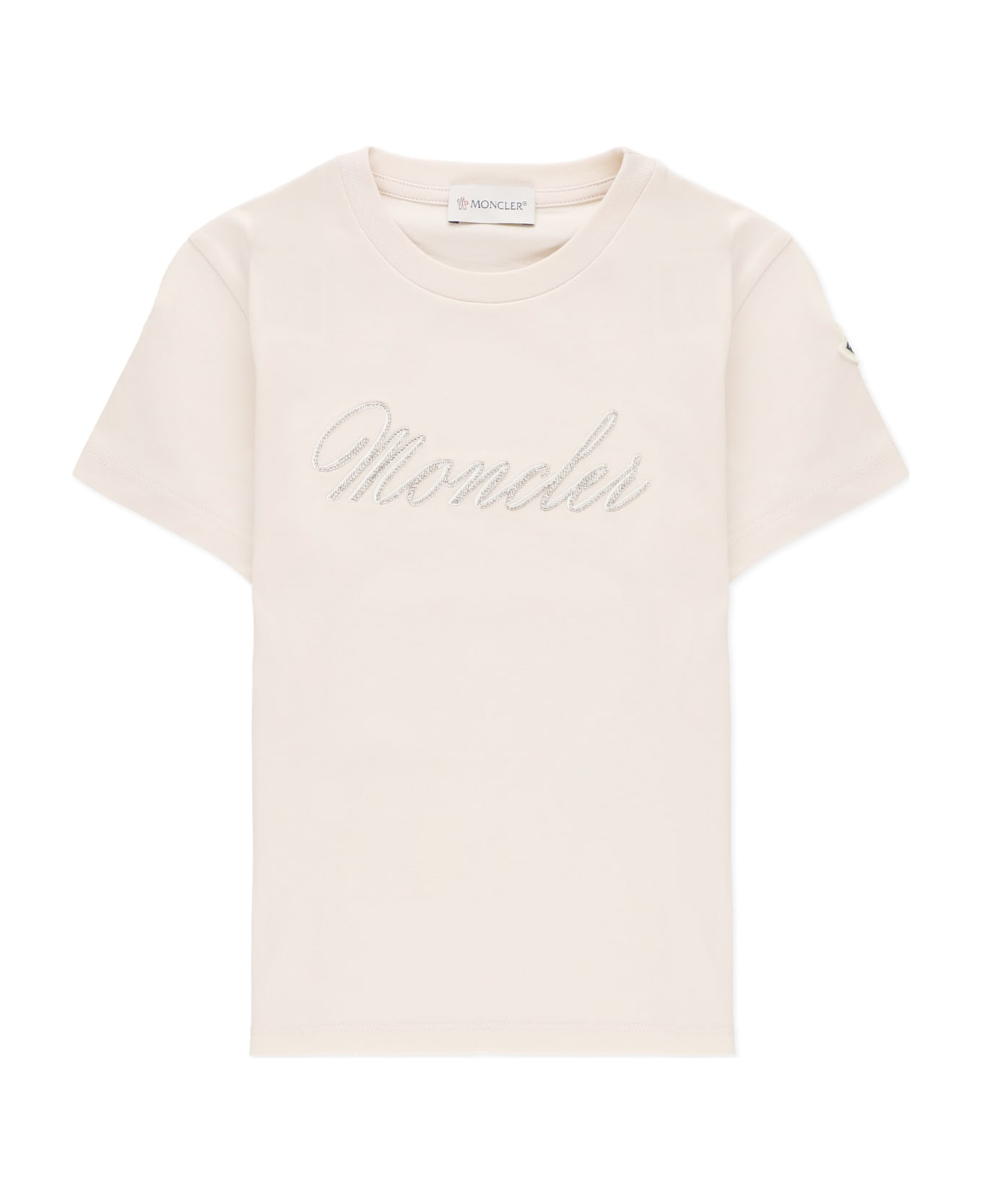 Moncler Logoed T-shirt - Pink