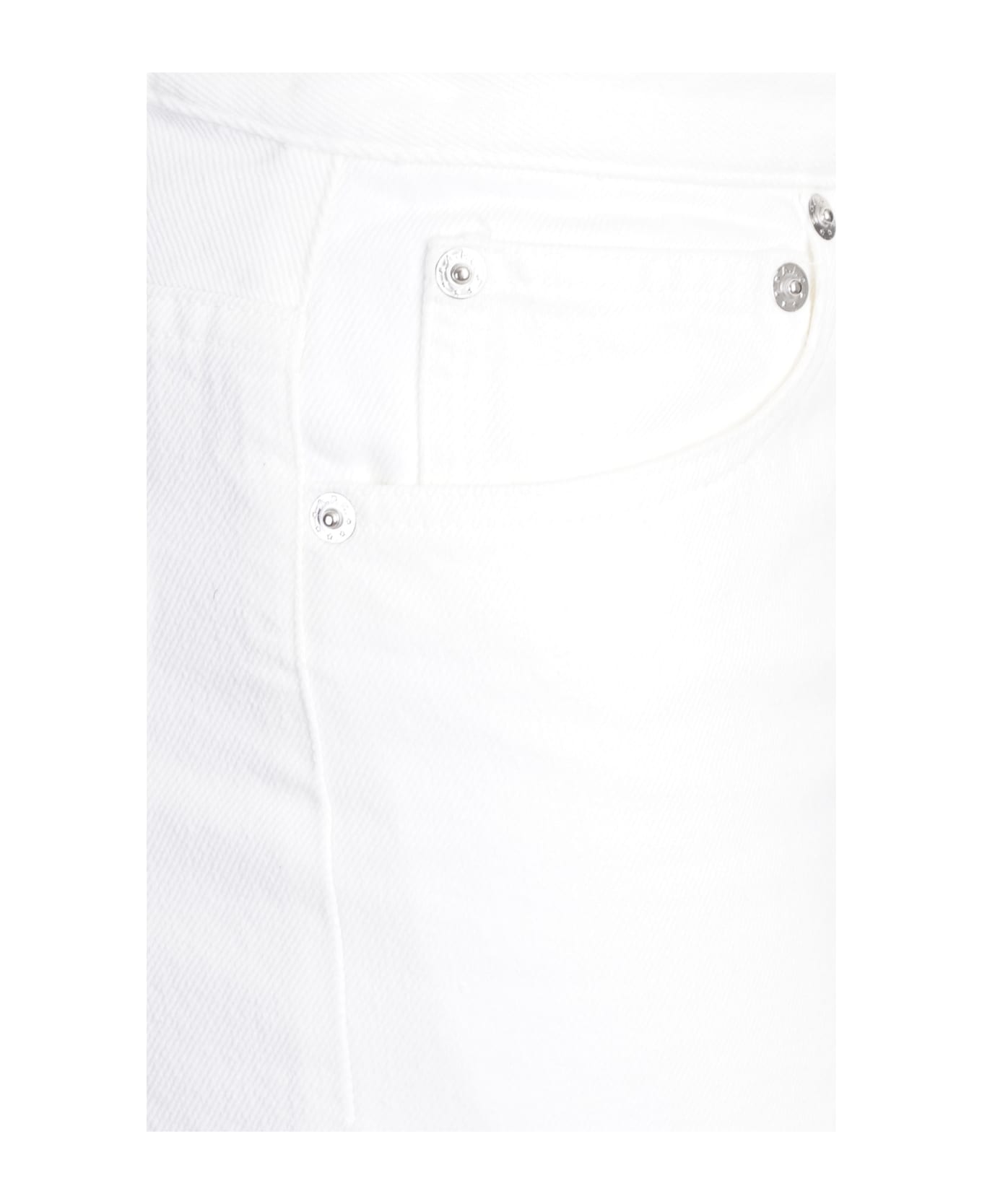 A.P.C. Elisabeth Jeans In White Cotton - white