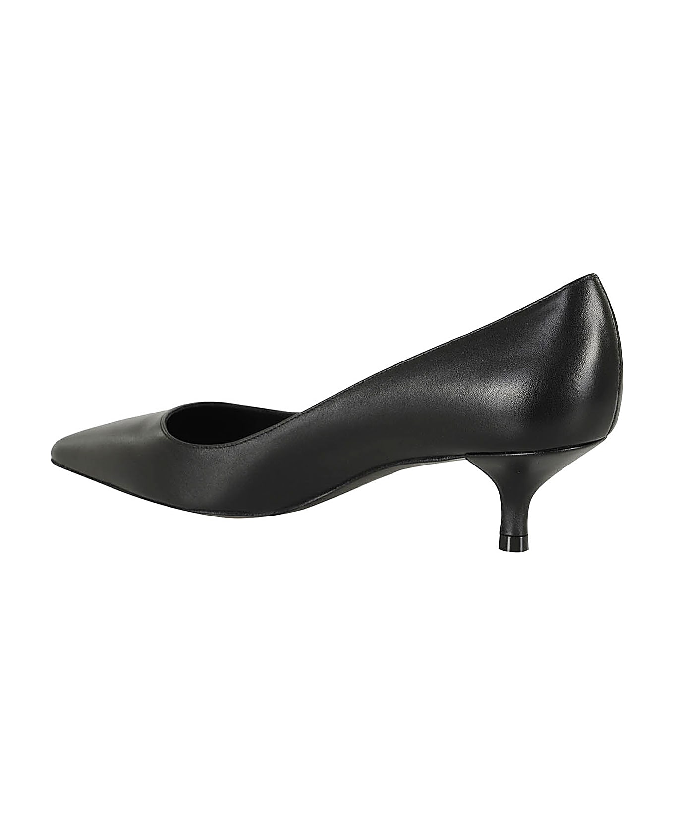 Stuart Weitzman Stuart Kitten Pump - Blk Black