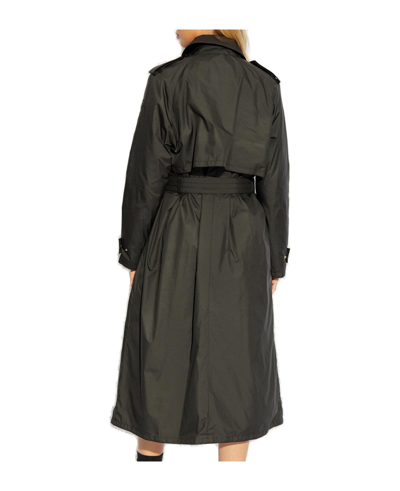 Moncler Barbentane Belted Trench Coat - Black